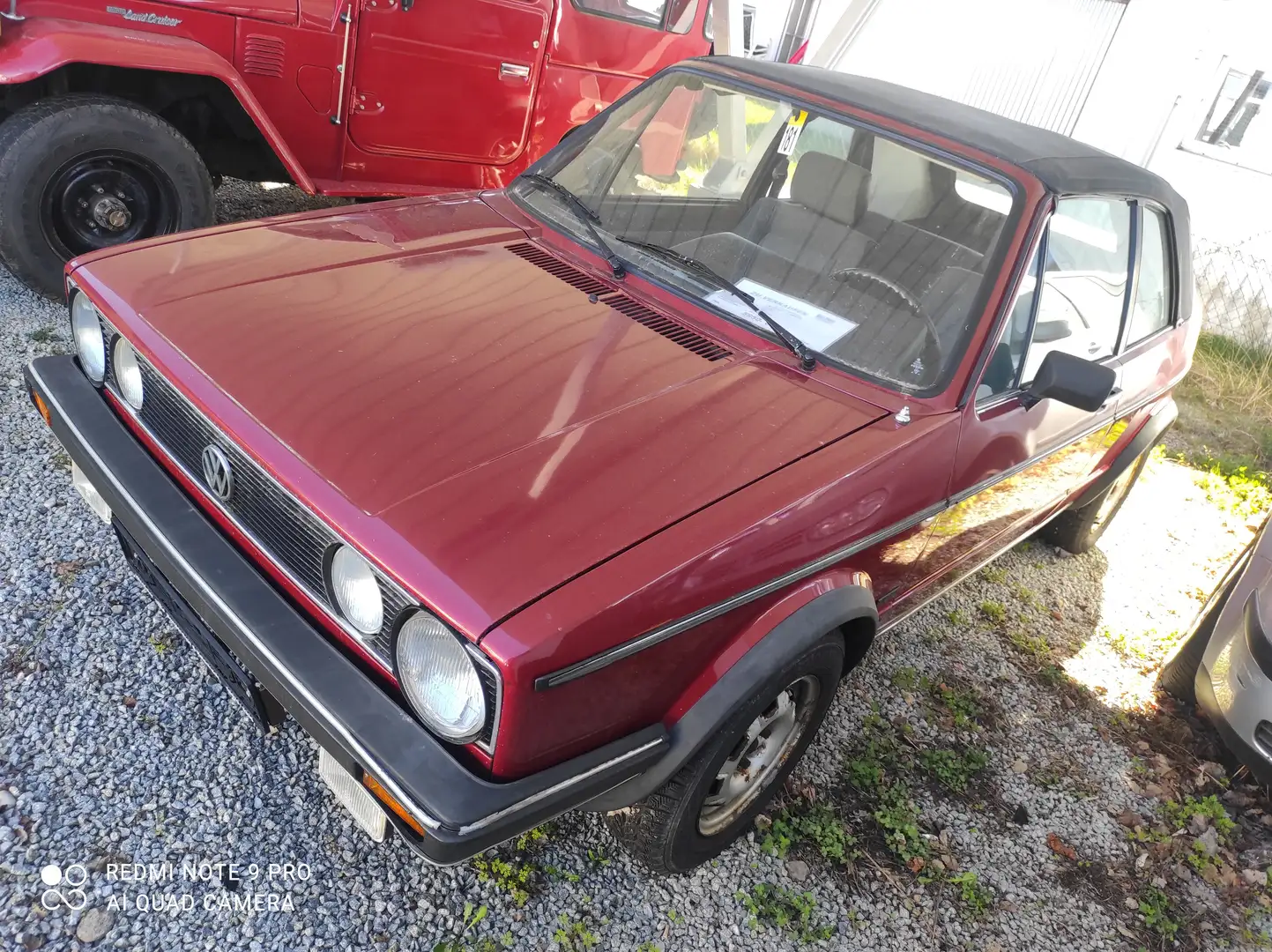 Volkswagen Golf Cabriolet Cabrio (GL) Roşu - 1
