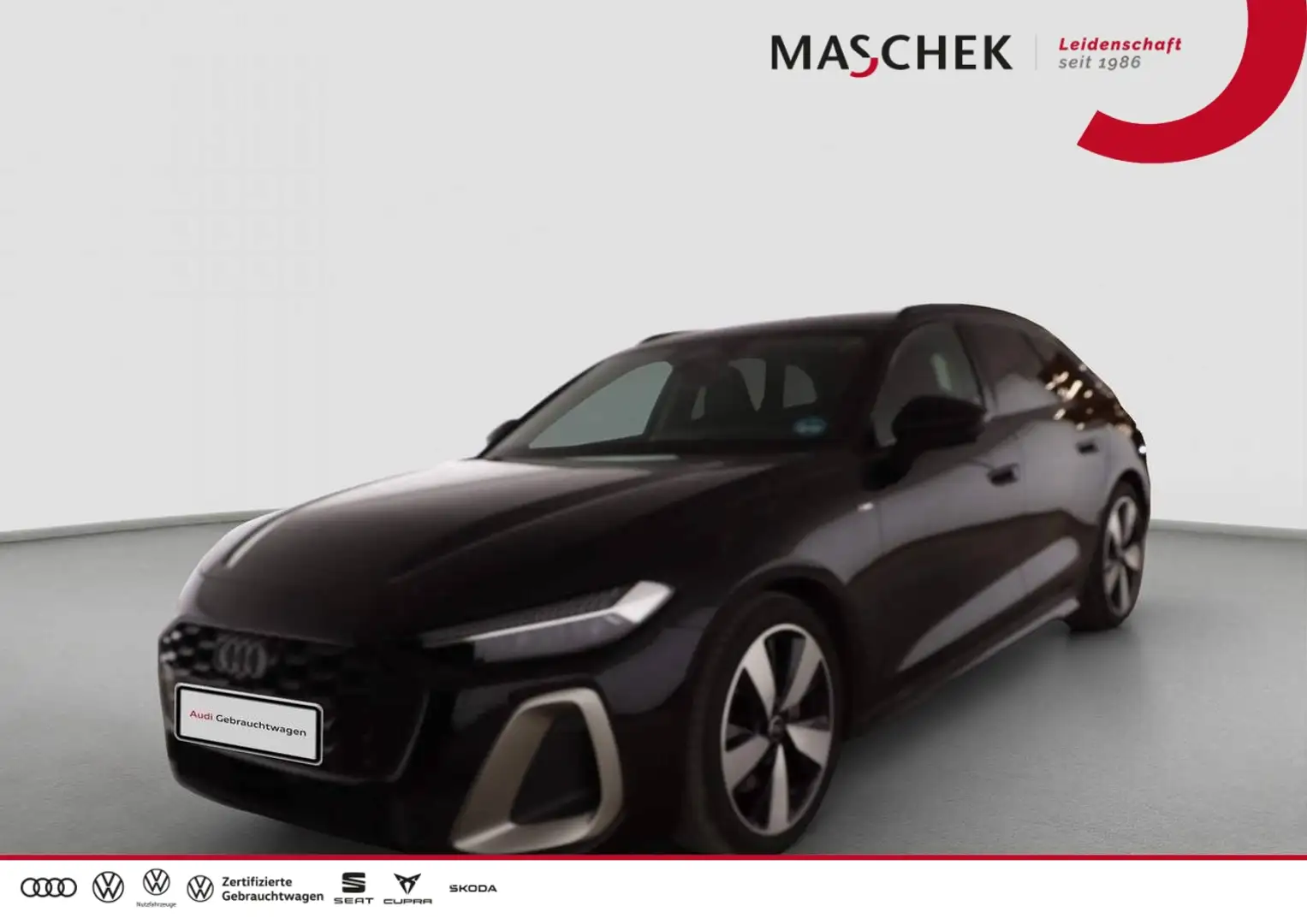 Audi A5 Avant S line edition one TDI AHK HUD B&O Matrix AC Schwarz - 1