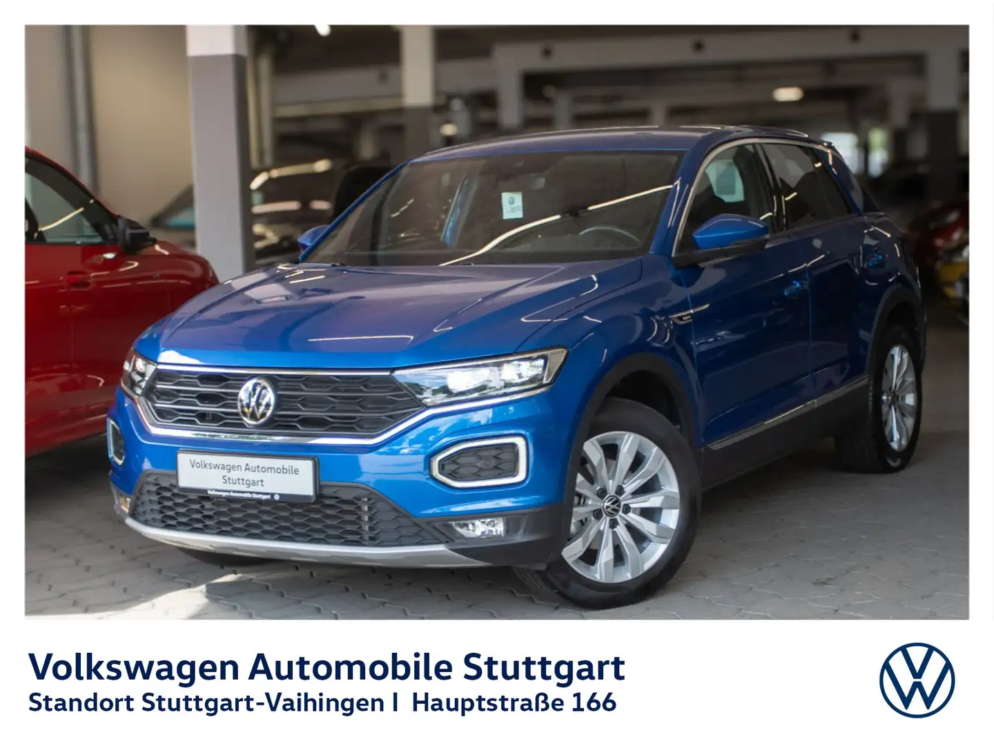 Volkswagen T-Roc Sport 1.5 TSI DSG 110 kW Navi AHK LED Blau - 1