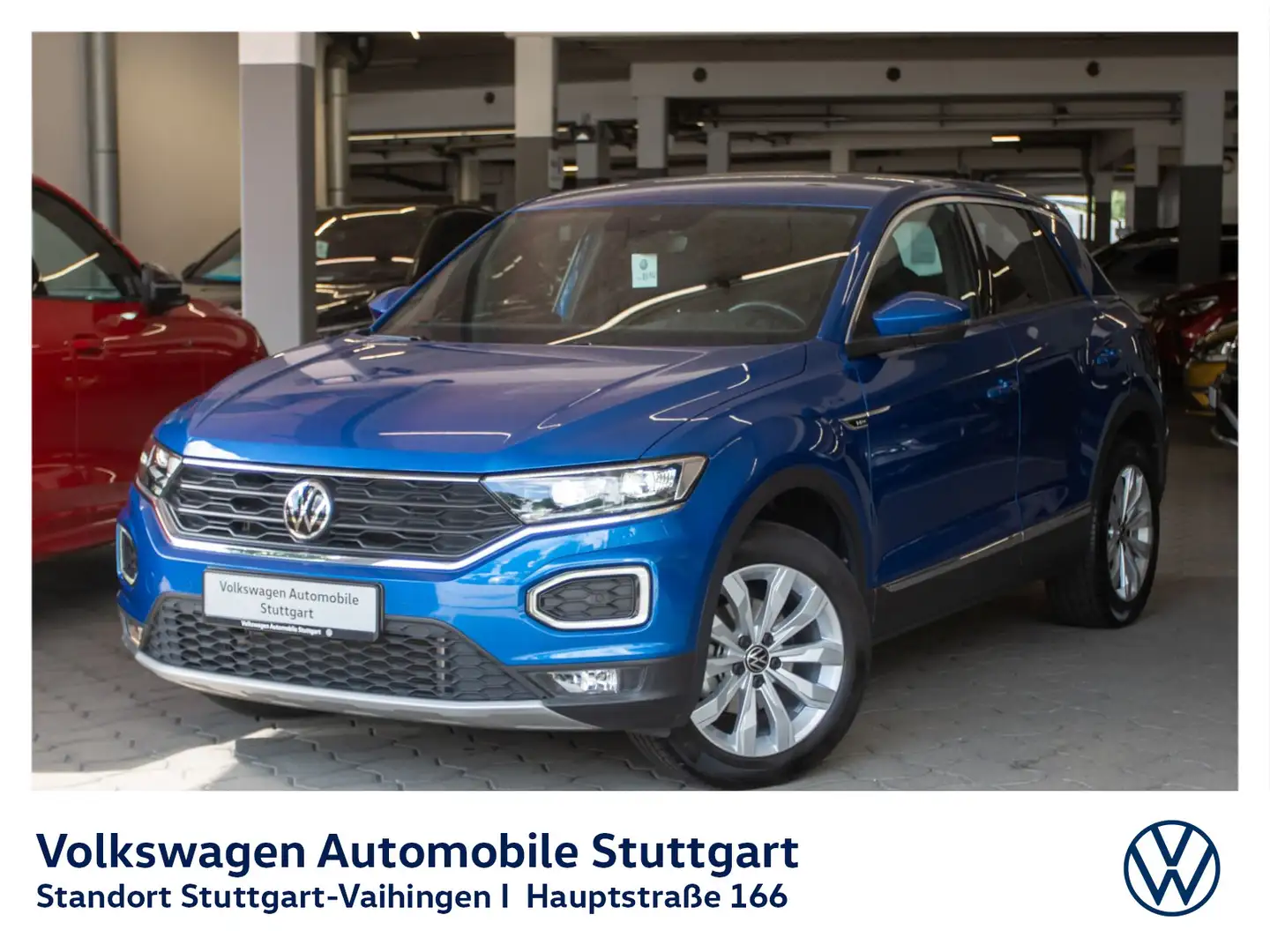 Volkswagen T-Roc Sport 1.5 TSI DSG 110 kW Navi AHK LED Blau - 2