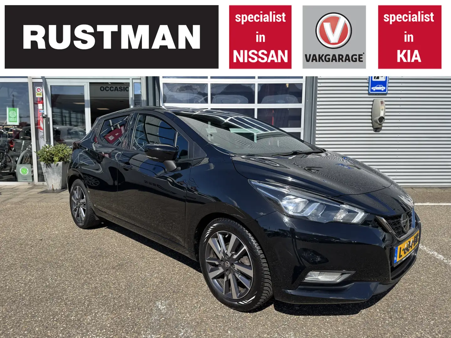 Nissan Micra 1.0 IG-T N-Connecta Automaat Zwart - 1