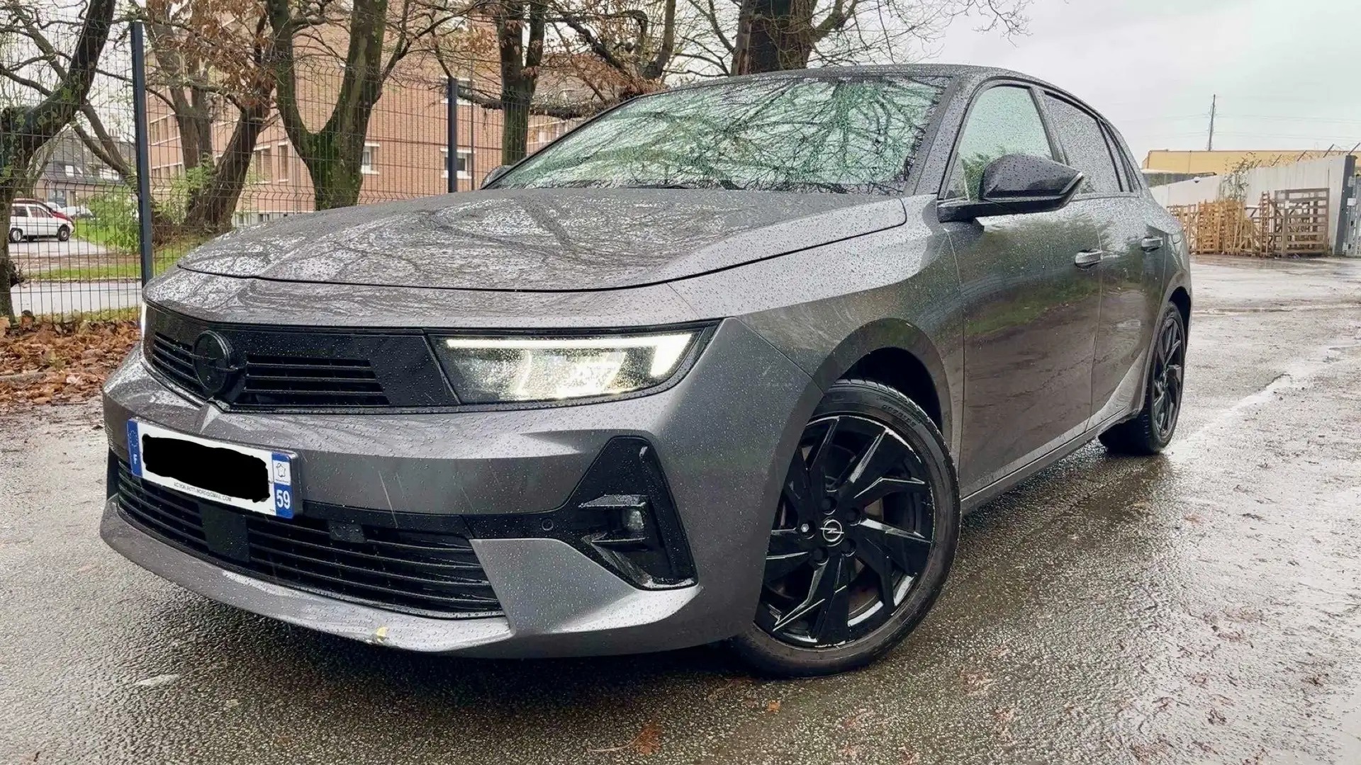 Opel Astra 1.6 Turbo 180 CH Hybride GS-LINE Gris - 1