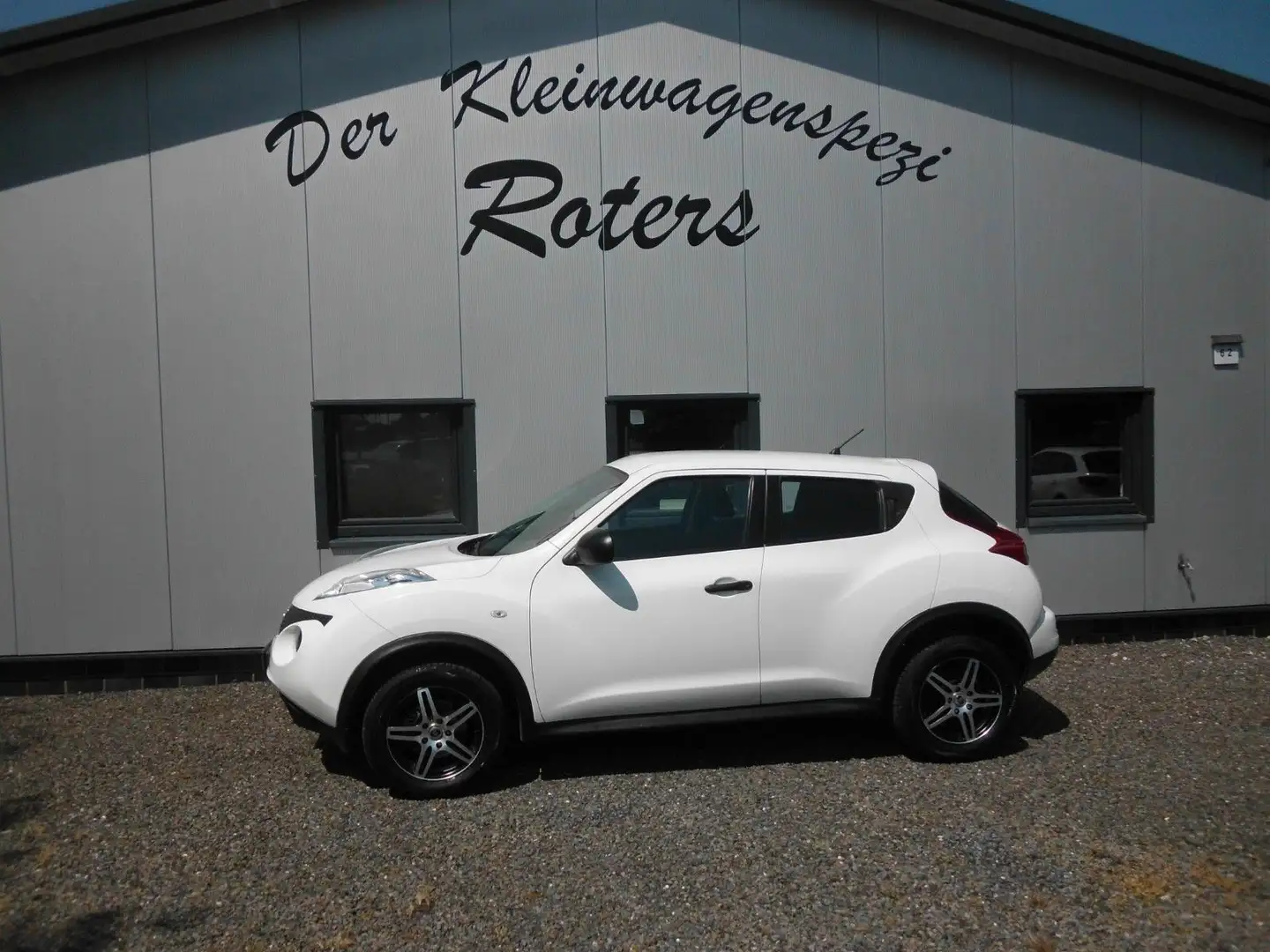 Nissan Juke 1.6 Visia KLIMA ALU aus 2.Hand Blanc - 1