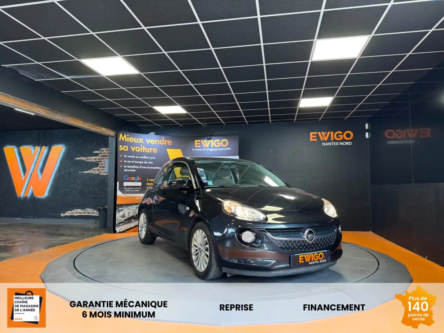Opel Adam 1.4 TWINPORT 85 GLAM START-STOP // CLIMATISATION // SIEGES CUIR TISSU - 1