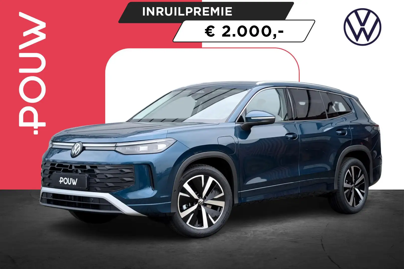 Volkswagen Tayron 1.5 eHybrid 204pk Life Edition | Trekhaak-pakket | Bleu - 1