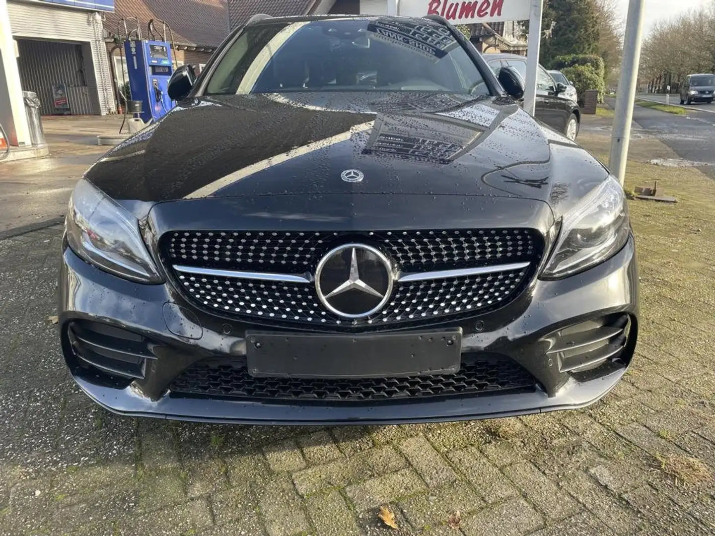 Mercedes-Benz C 220 C 220 T AMG Line Leder Alcantara Schiebedach 8-fac Noir - 2