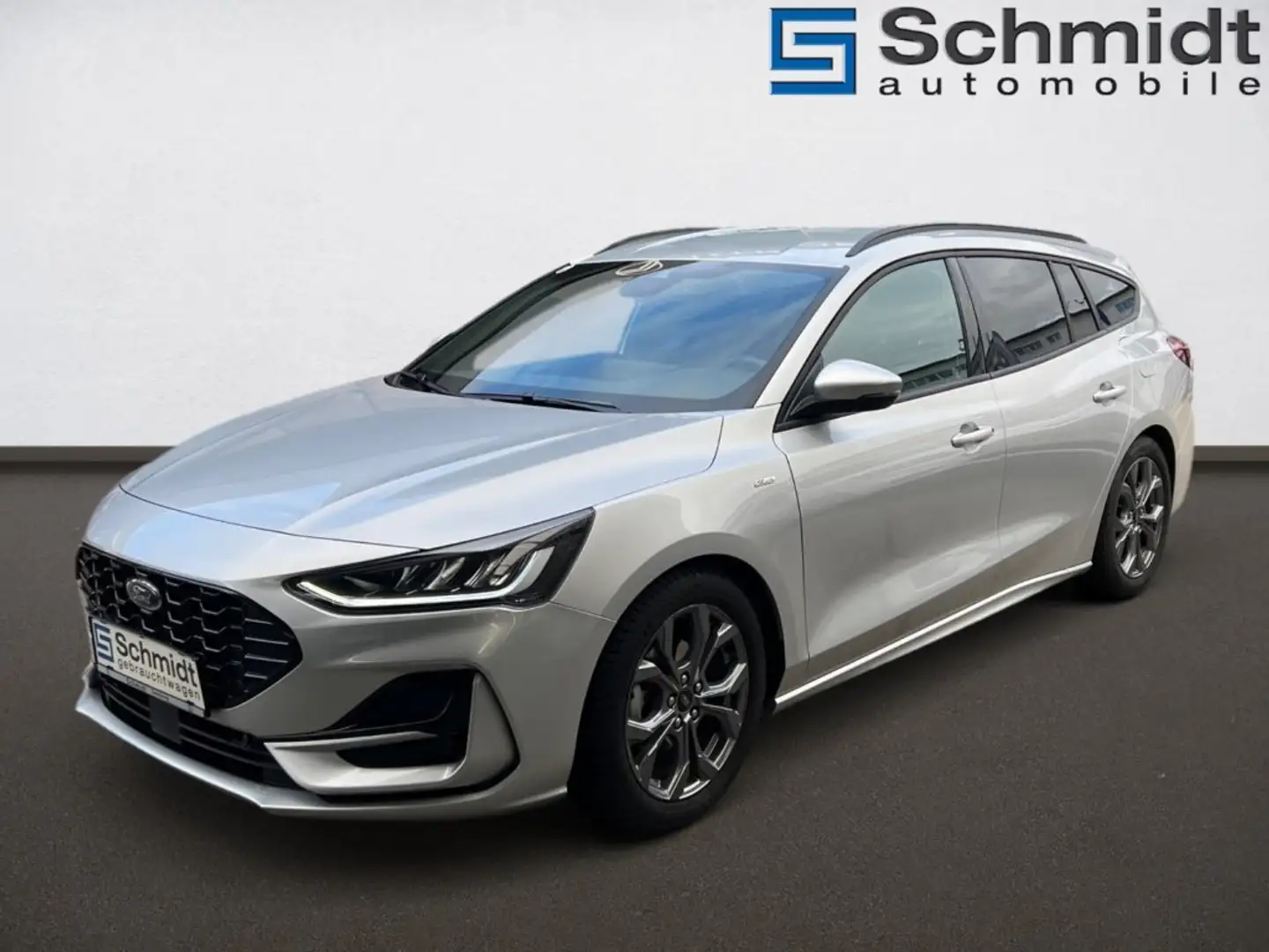 Ford Focus Turnier 1,5 EcoBlue ST-Line Aut. Silber - 2