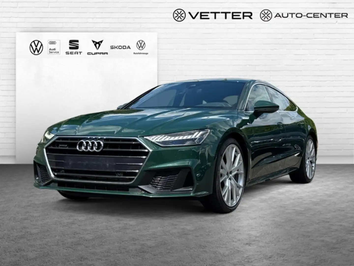 Audi A7 Sportback 55 TFSI quattro S line S tronic KLIMA L Grün - 2