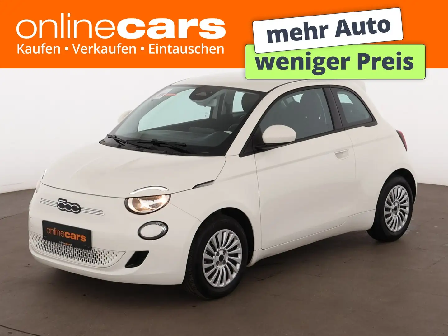 Fiat 500e 500 e 24kWh Aut TEMPOMAT DIGITAL-TACHO KLIMA Weiß - 1