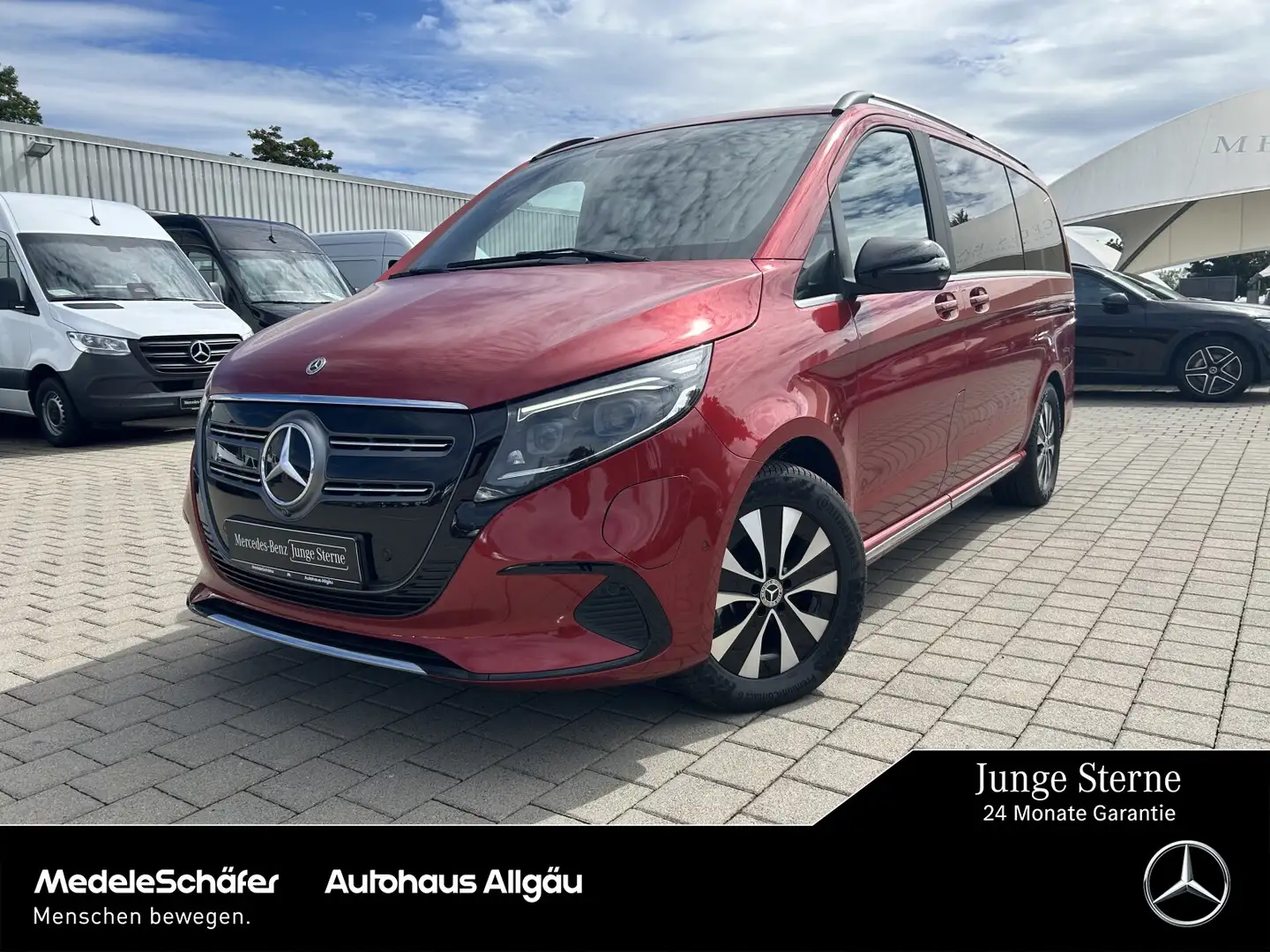 Mercedes-Benz EQV 300 EQV 300 AVANTGARDE L NEUES MODEL PANO 7 SITZE Dist Rot - 1