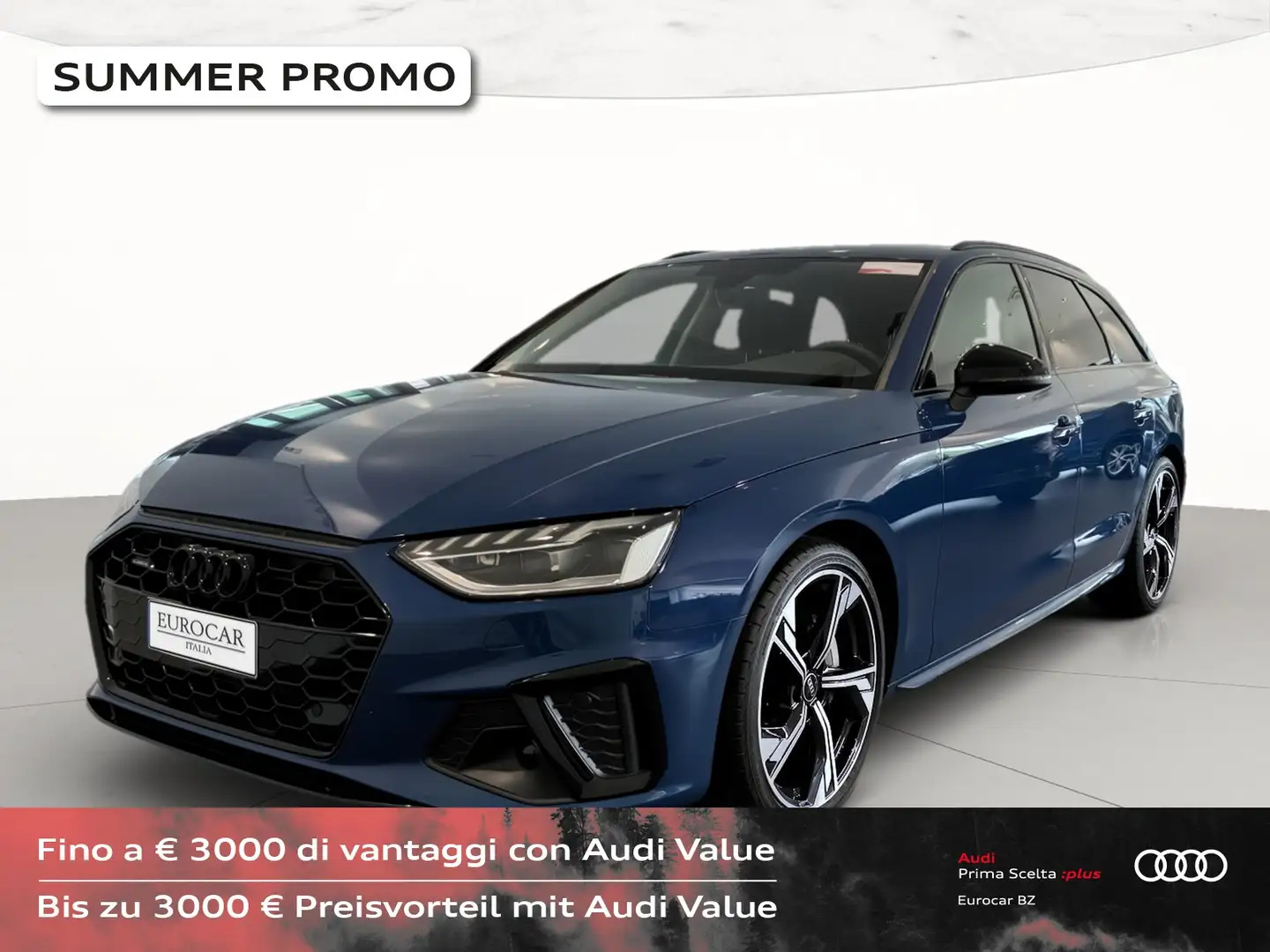 Audi A4 avant 40 2.0 tdi mhev s line edition quattro 204cv Albastru - 1