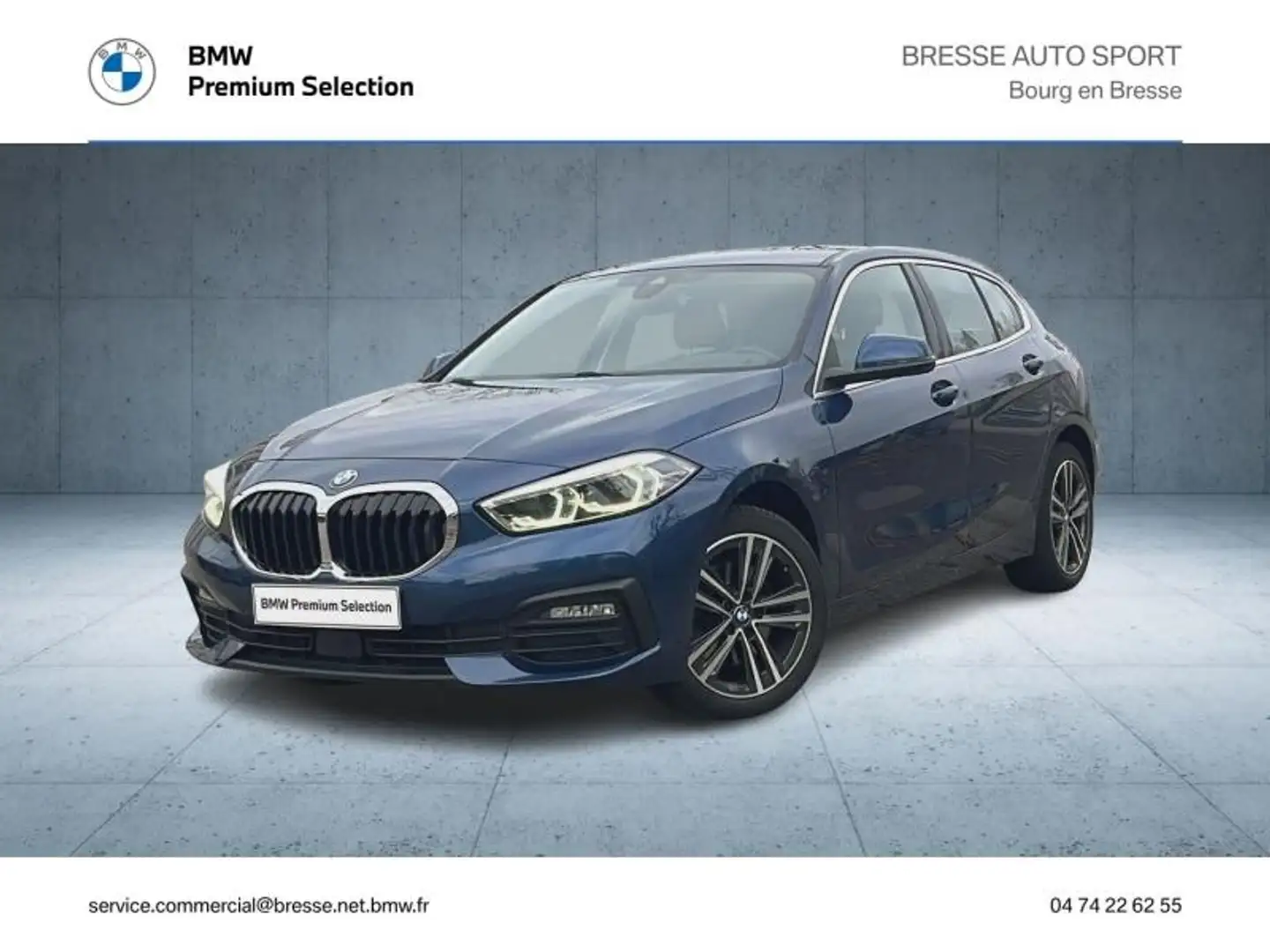BMW 116 116d 116ch Business Design Bleu - 1