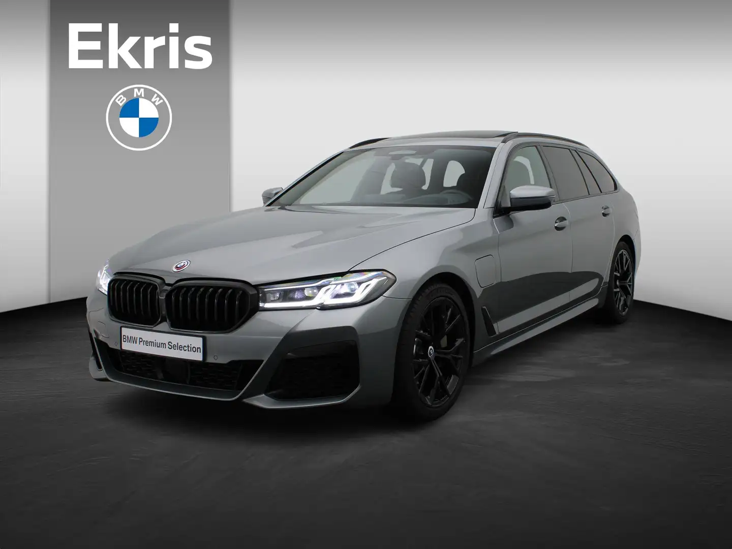 BMW 530 5 Serie Touring 530e M Sportpakket | Adaptief Onde Grijs - 1