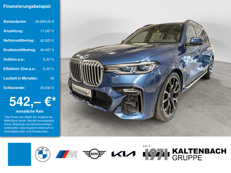 BMW X7 xDrive40i M-Sport PANO HUD 360° LASER LED