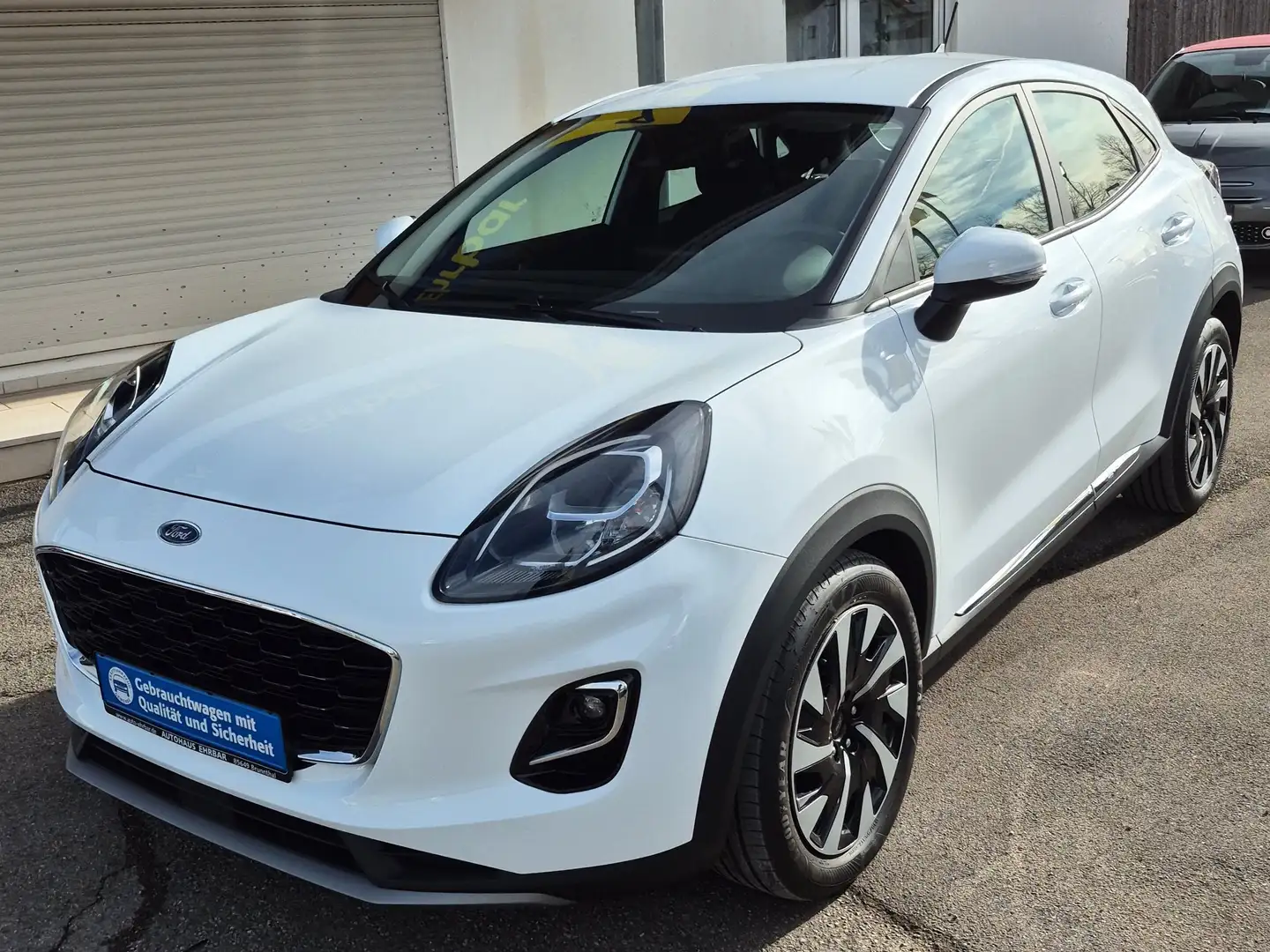 Ford Puma Hybrid Titanium, Navi, CarPlay, LED, PDC Blanc - 1
