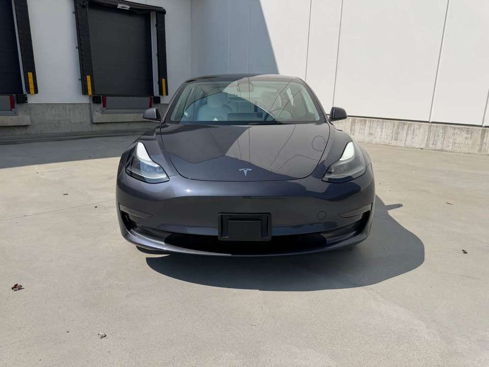 2023 Tesla Model 3 SR+ CLEAN TITLE LOCAL BC VEHICLE WHITE INTERIOR — снимка 1