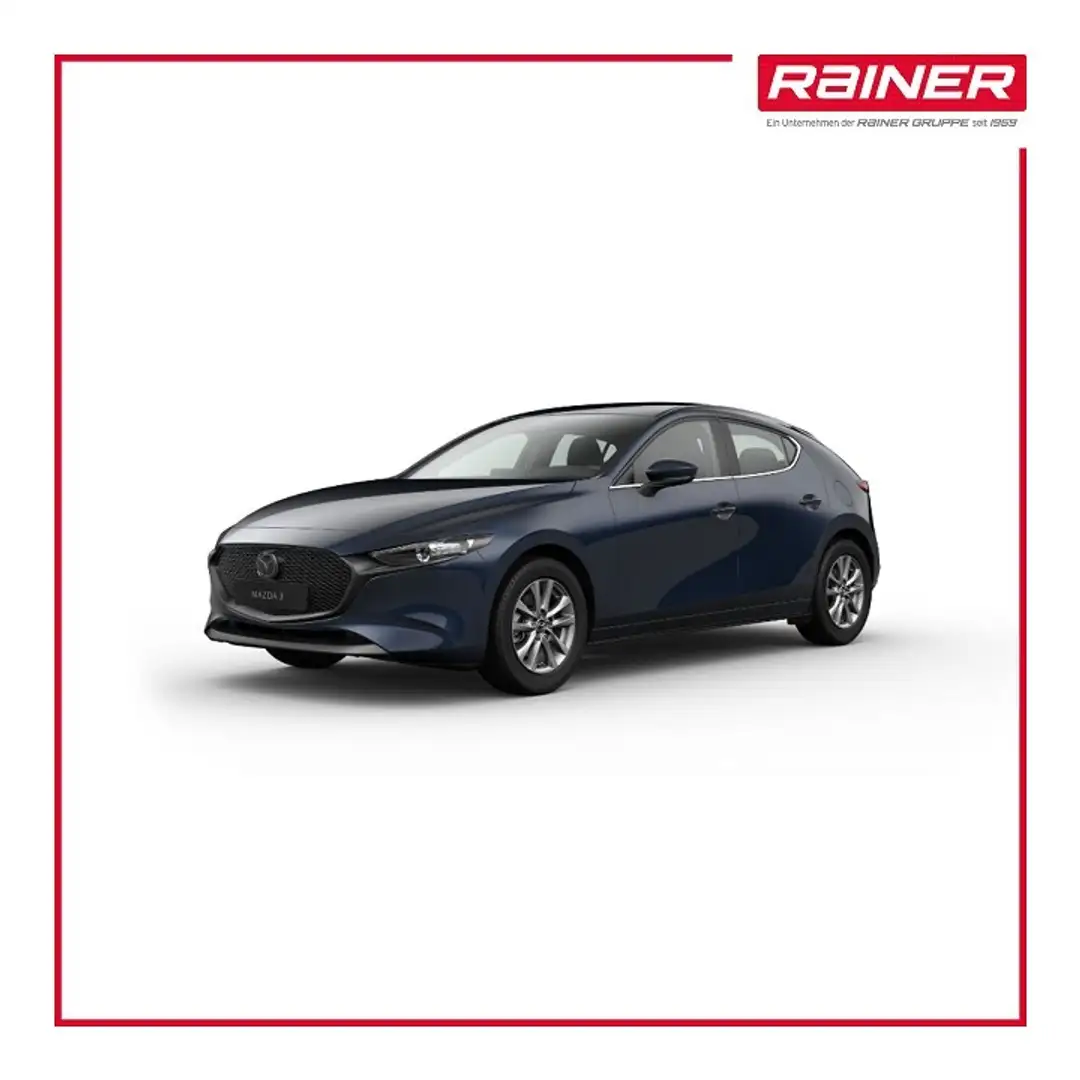 Mazda 3 Mazda3 e-Skyactiv-G140 Homura Aut. Blau - 1