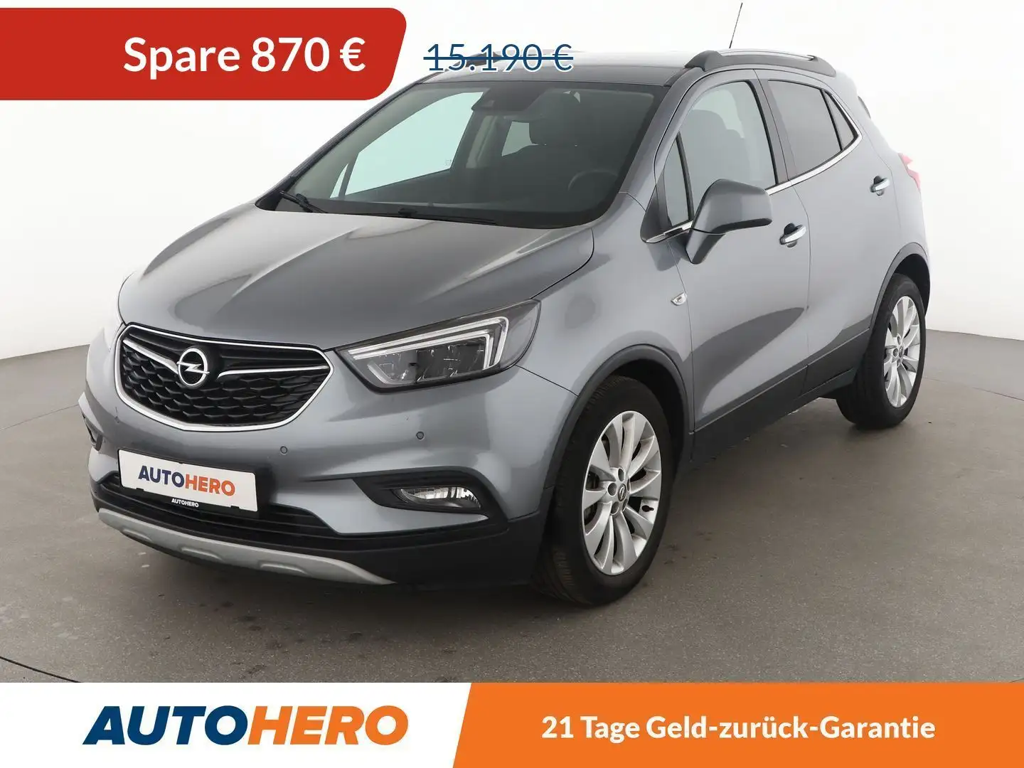 Opel Mokka X 1.4 Turbo Innovation Aut.*LED*NAVI*CAM*PDC*TEMPO* Grau - 1