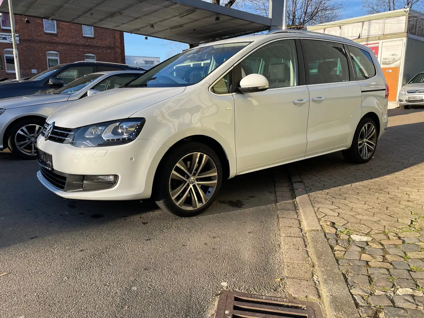 Volkswagen Sharan Cup BMT (7N1)‘‘‘keyless‘‘‘pano‘‘ Wit - 1