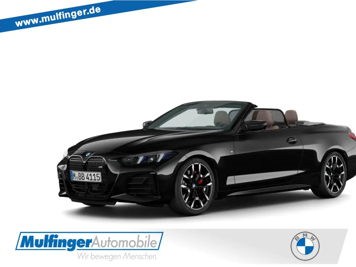 BMW 440 Mi Cabrio M Sport PRO Standh.ACC HUD SurView Schwarz - 1