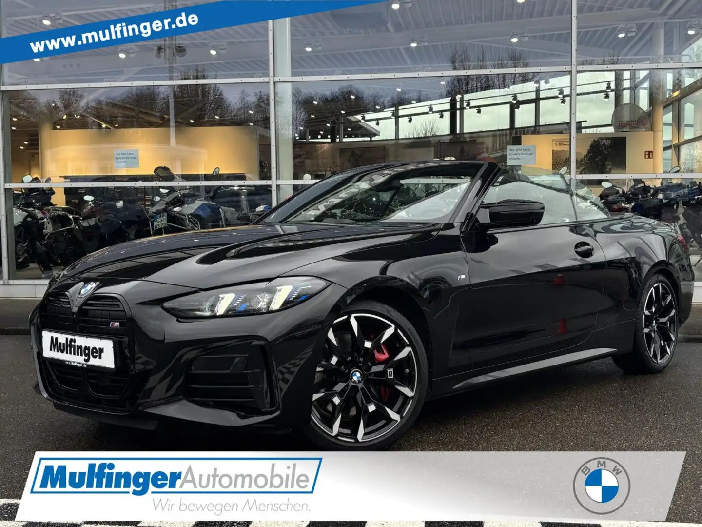BMW 440 Mi Cabrio M Sport PRO Standh.ACC HUD SurView Schwarz - 1