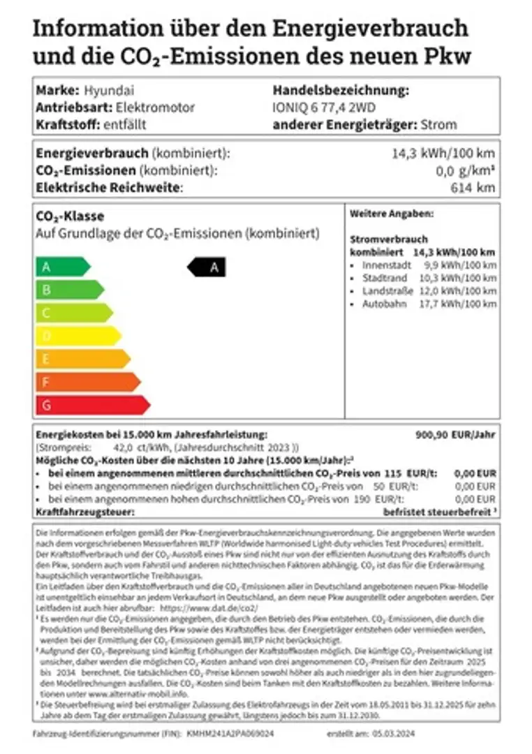 Hyundai IONIQ 6 Ioniq 6 Dynamiq 77kW+8Jahre Garantie ab EZ+AHK +AH Stříbrná - 2
