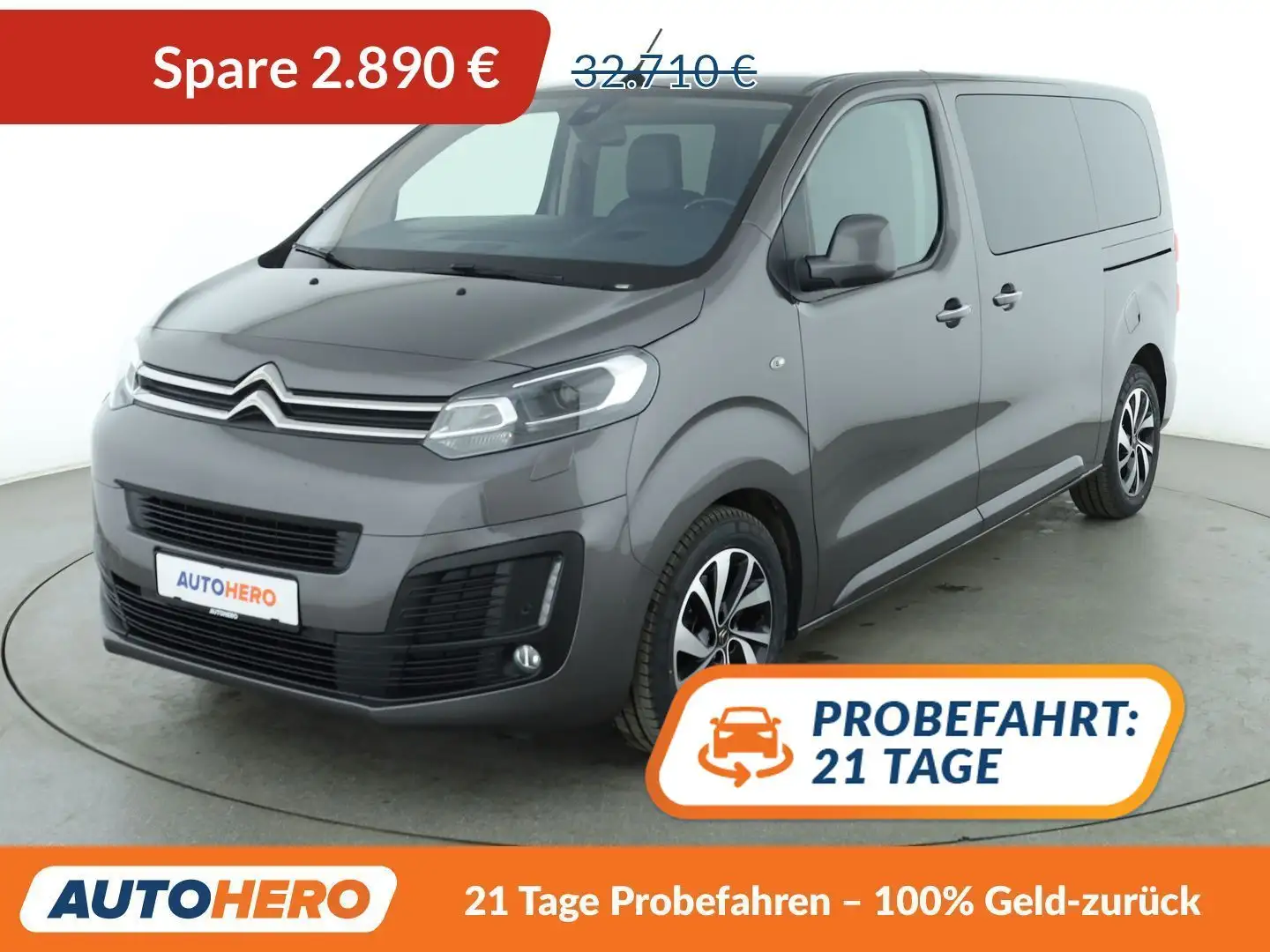 Citroen Jumpy 2.0 Blue-HDi Business Lounge M Aut.*NAVI*HEAD-UP* Grau - 1