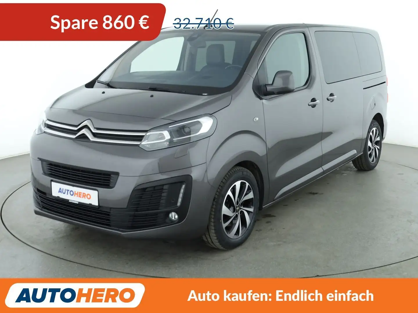 Citroen Jumpy 2.0 Blue-HDi Business Lounge M Aut.*NAVI*HEAD-UP* Gris - 1