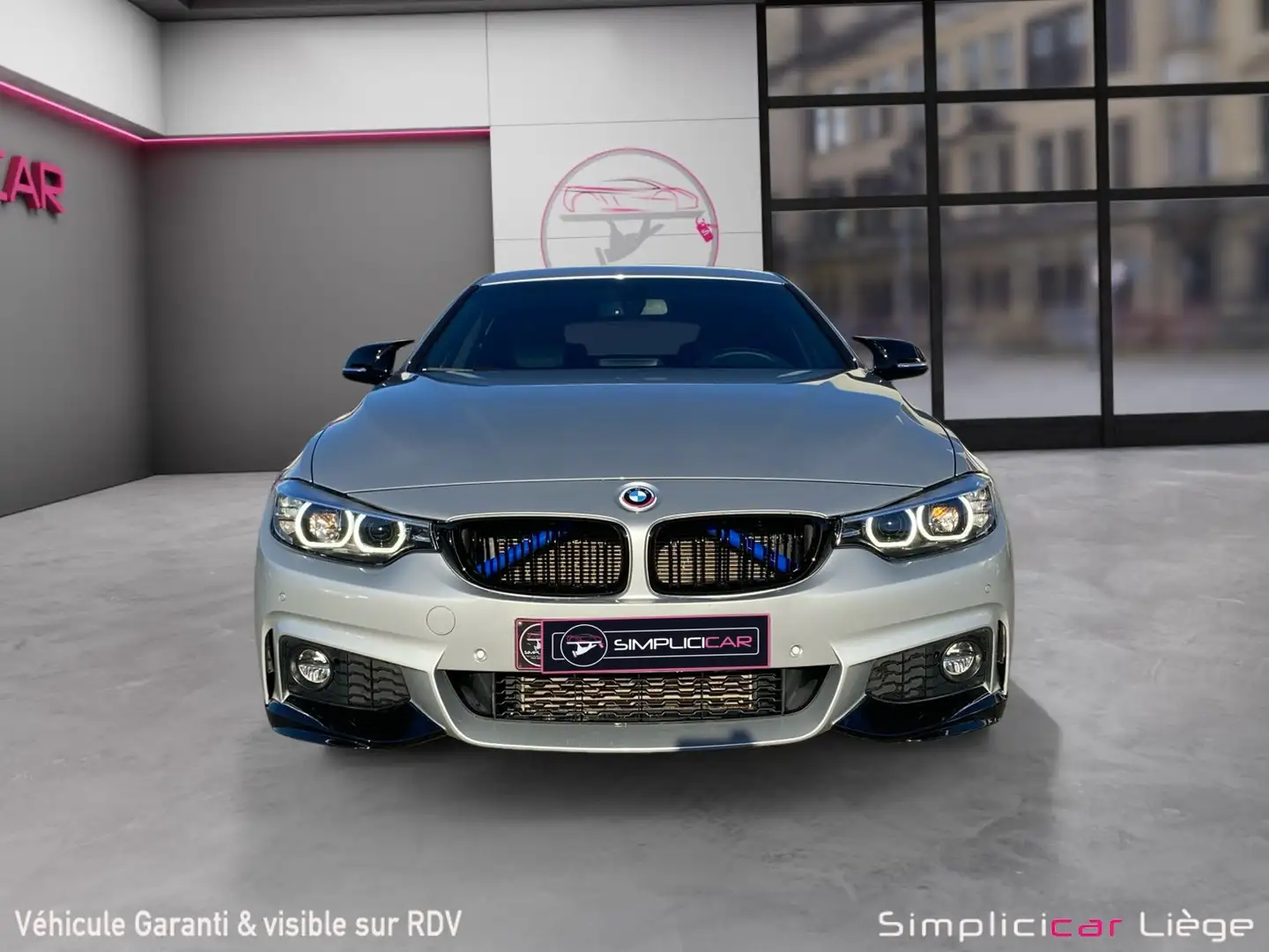 BMW 418 Gran Coupé 418 dAs Pack M *GARANTIE 12 MOIS* Gris - 2