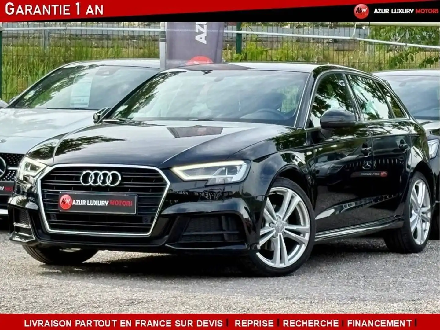 Audi A3 III (2) 35 TFSI 150 CV S-LINE PLUS Noir - 1