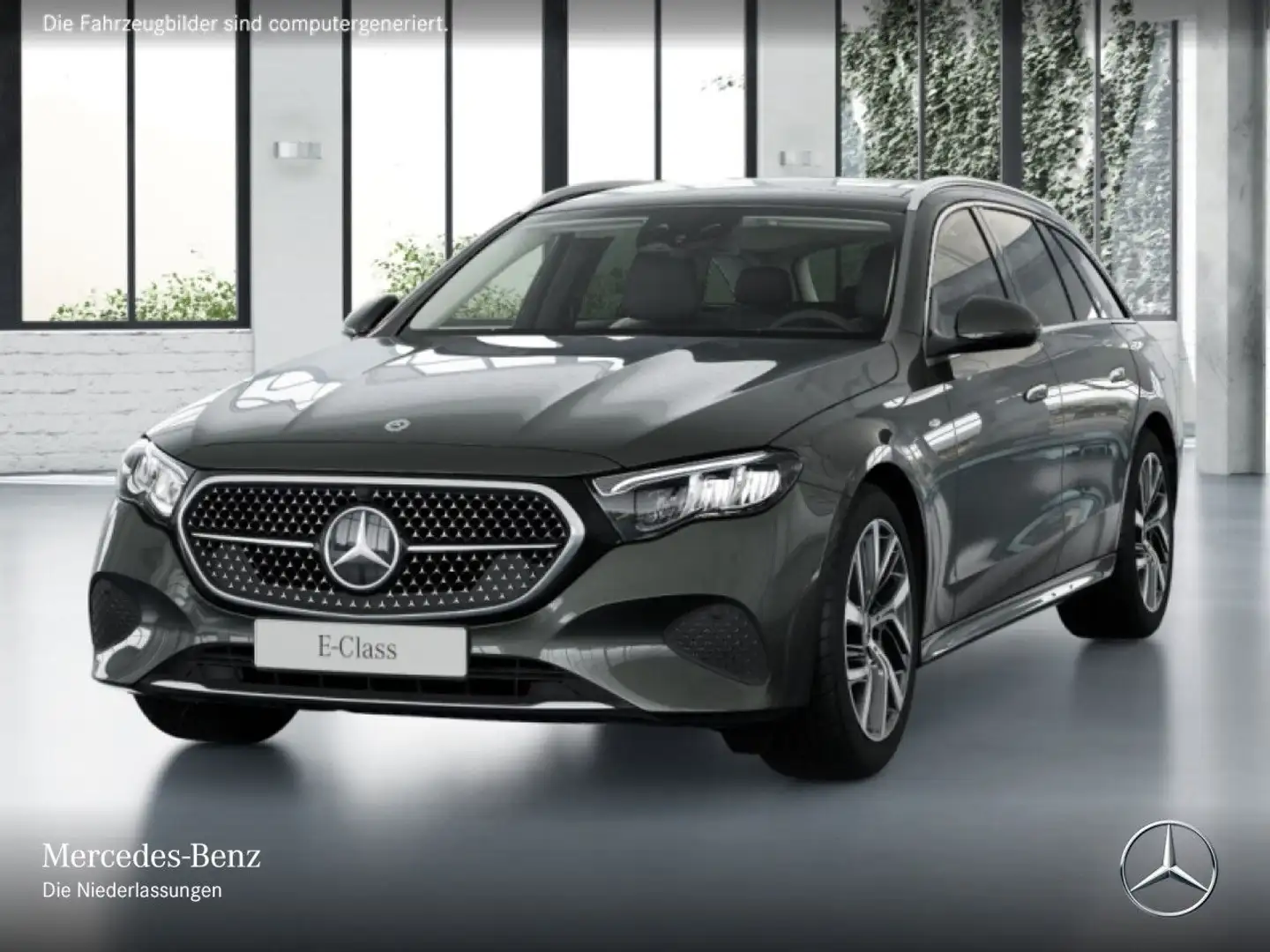 Mercedes-Benz E 300 e T Hybrid Avantgarde Fahrass Pano Distr. 9G Gris - 2