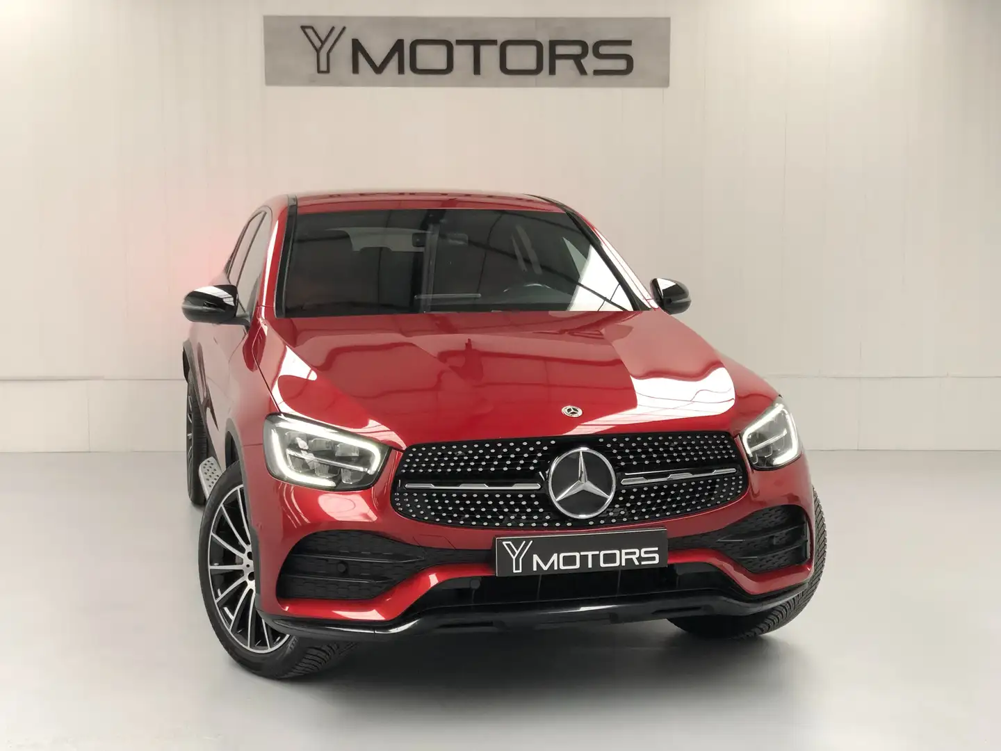 Mercedes-Benz GLC 200 d 9G-TRONIC PACK-AMG COUPE MARCHE-PIED JANTES 20 Rood - 1