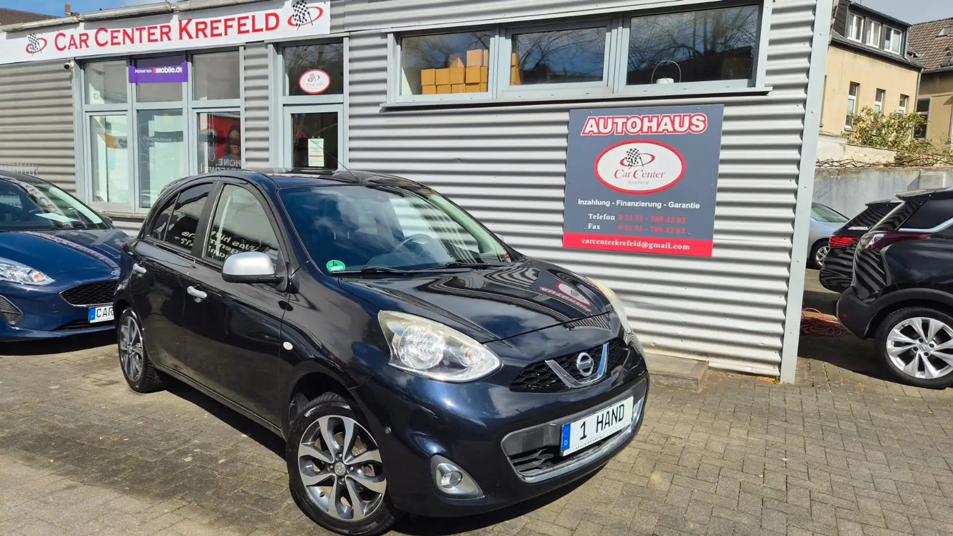 Nissan Micra 1.2 N-Tec 1.Hand+SHZ+NAVI+TEMPOMAT Schwarz - 1