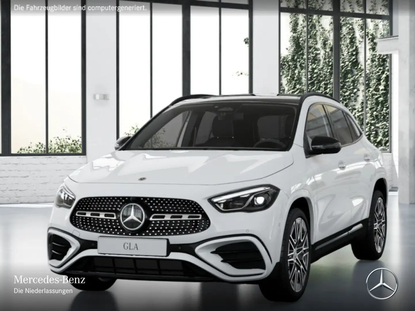 Mercedes-Benz GLA 220 d 4M AMG+NIGHT+PANO+360°+MULTIBEAM+TOTW Weiß - 2