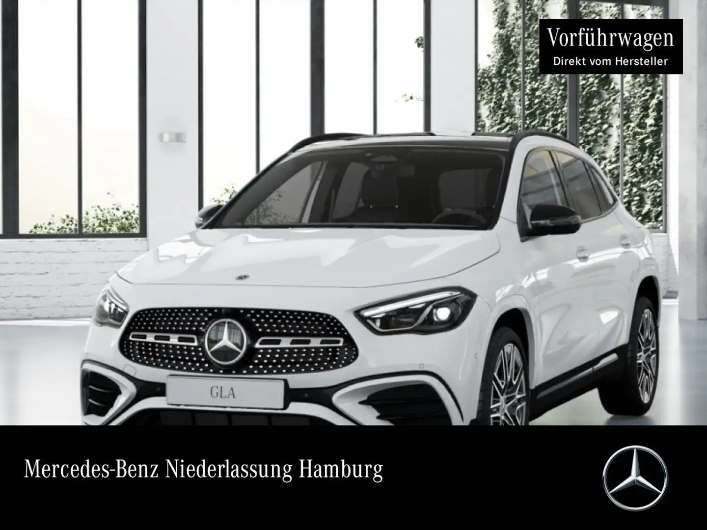 Mercedes-Benz GLA 220 d 4M AMG+NIGHT+PANO+360°+MULTIBEAM+TOTW Weiß - 1