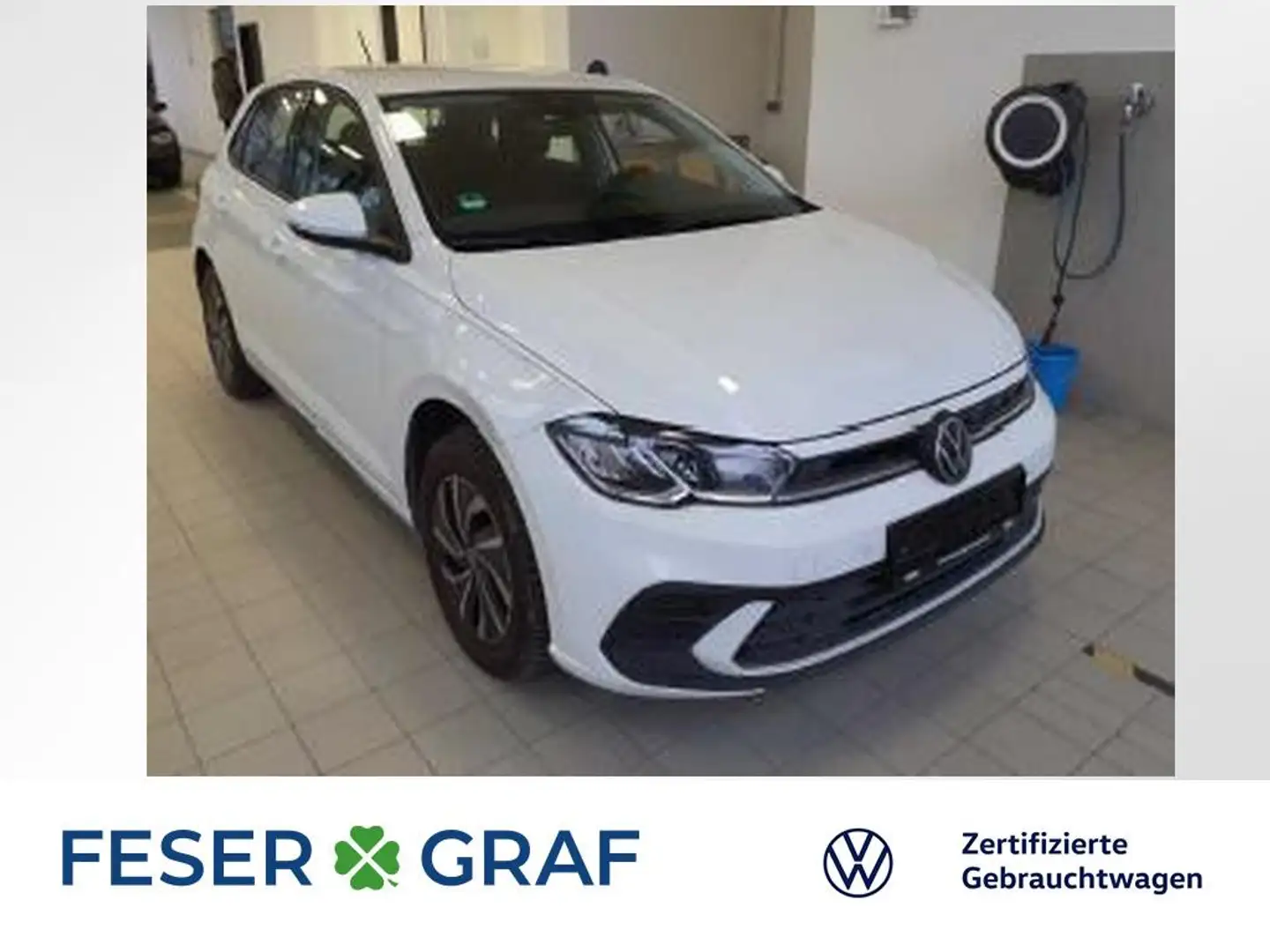 Volkswagen Polo 1.0 TSI LIFE LED NAVI APP SHZ GJR Weiß - 1