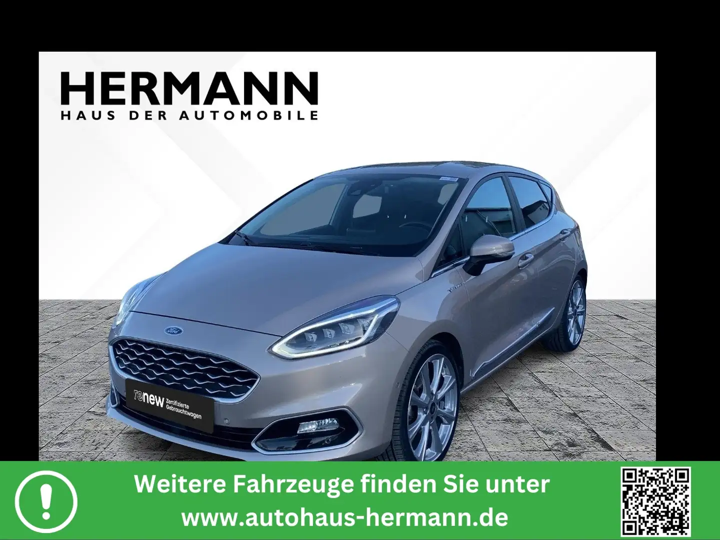 Ford Fiesta 1.0 EcoBoost Vignale LED*NAVI*SHZ*SYNC*LM Beige - 1