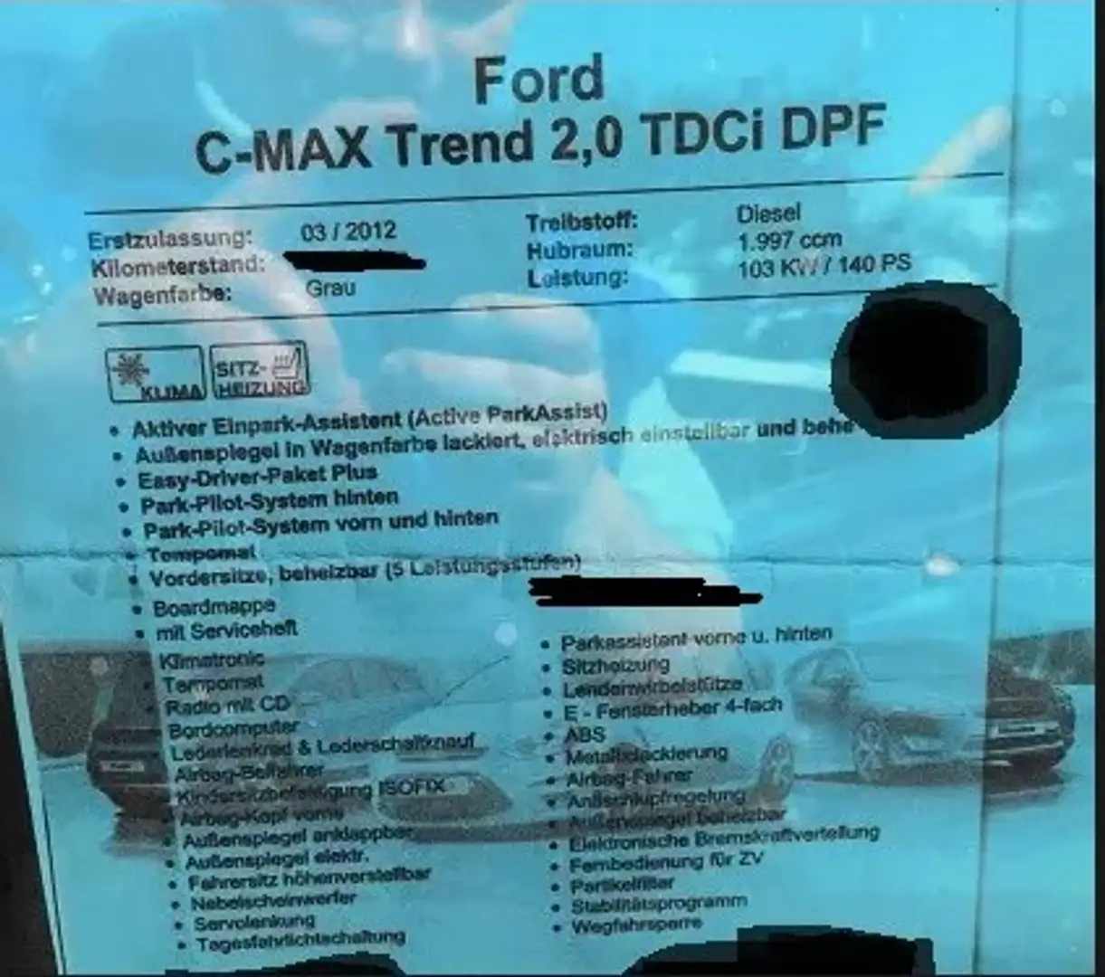 Ford C-Max C-MAX Trend 2,0 TDCi DPF Trend Grau - 1