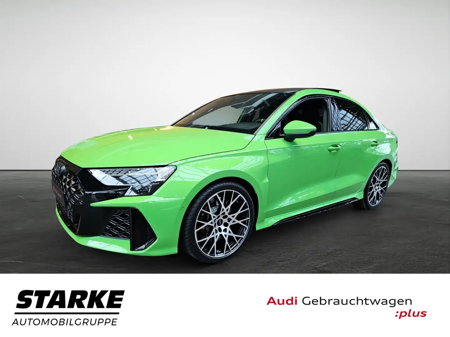 Audi RS3 Limousine TFSI S tronic NaviPlus Matrix Pano Ka... Grün - 2