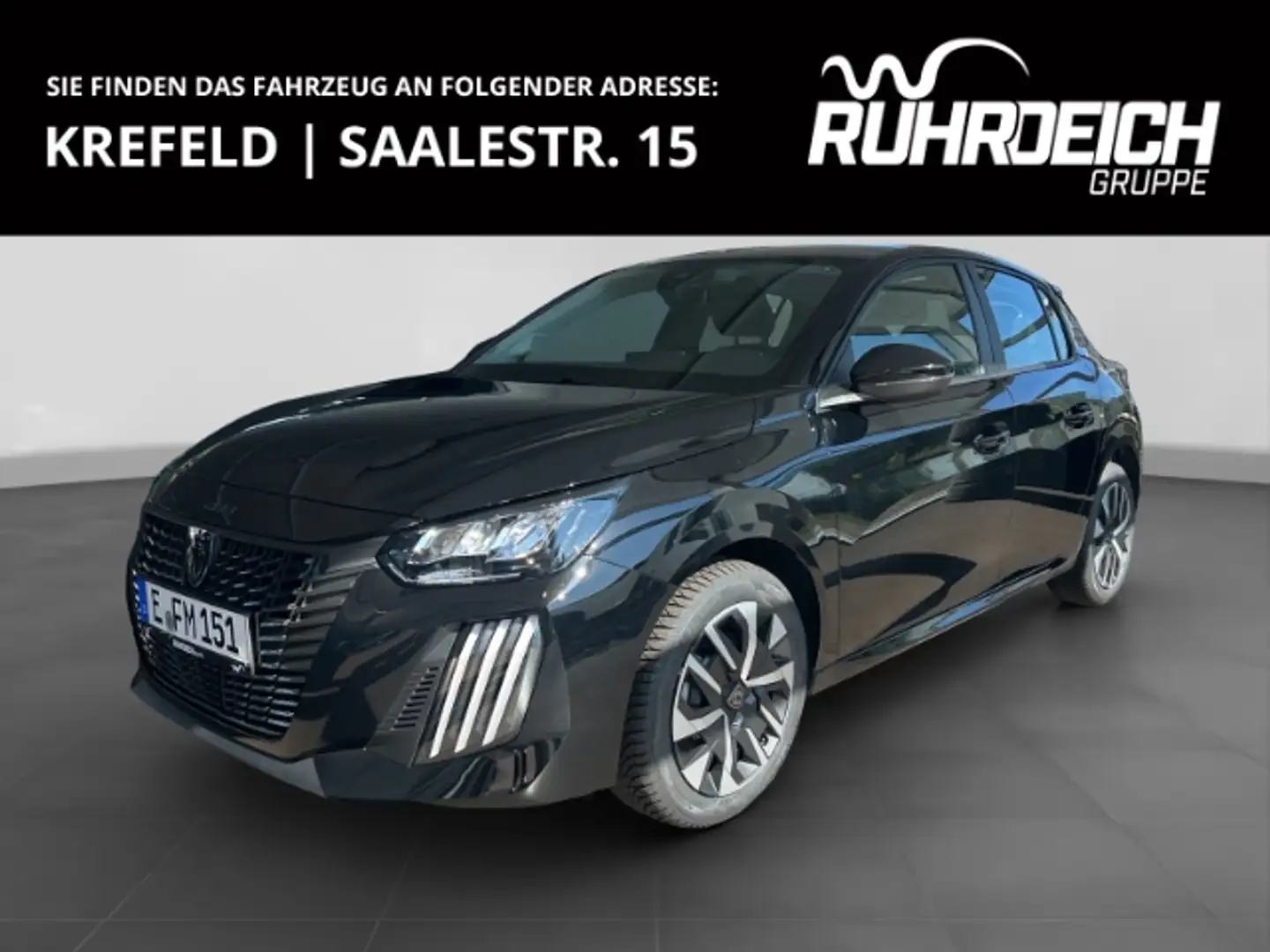 Peugeot 208 Style Hybrid 110PS DSG Schaltwippen SHZ LED Androi Noir - 1