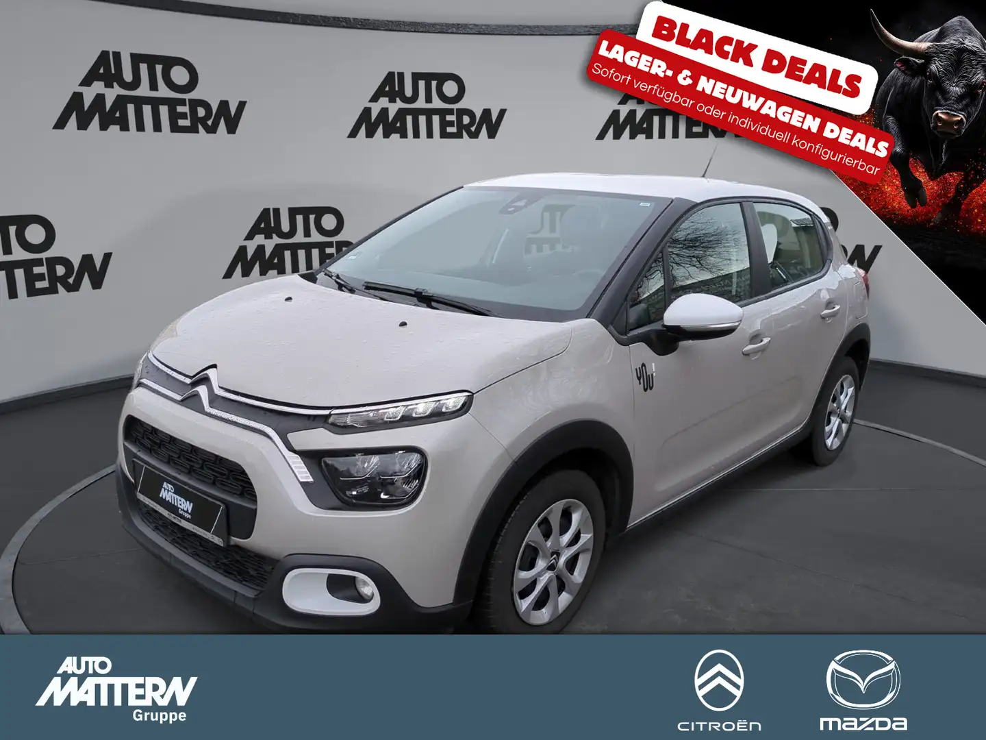 Citroen C3 1.2 YOU! Navigation-LED-Klimaautomatik-PDC Bl Beige - 1