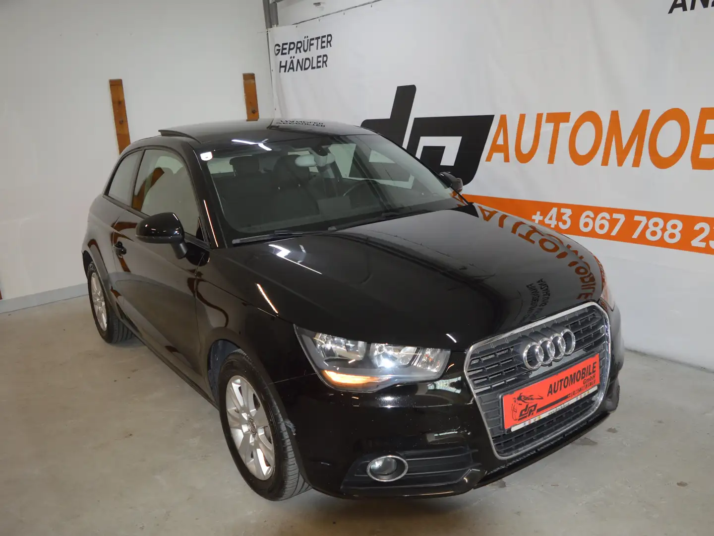 Audi A1 1,2 TFSI **Panorama**Pickerl**Steuerkette gew.** Schwarz - 1