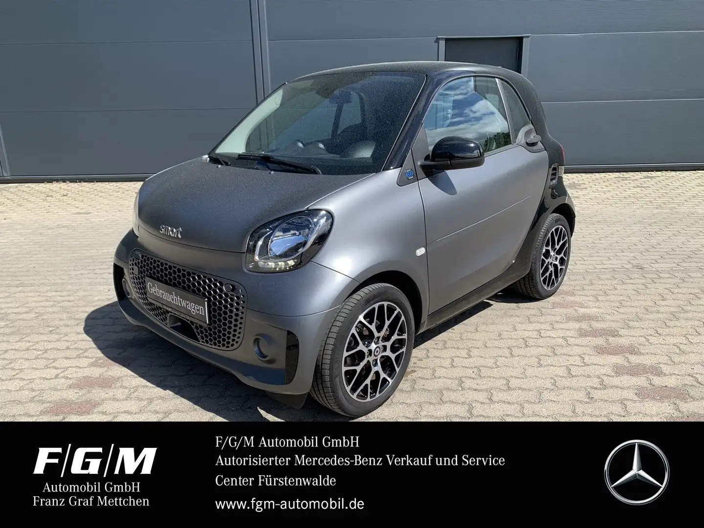 smart forTwo EQ fortwo prime/Pano/Leder/22kW/ Rückfahrkamera Gris - 1
