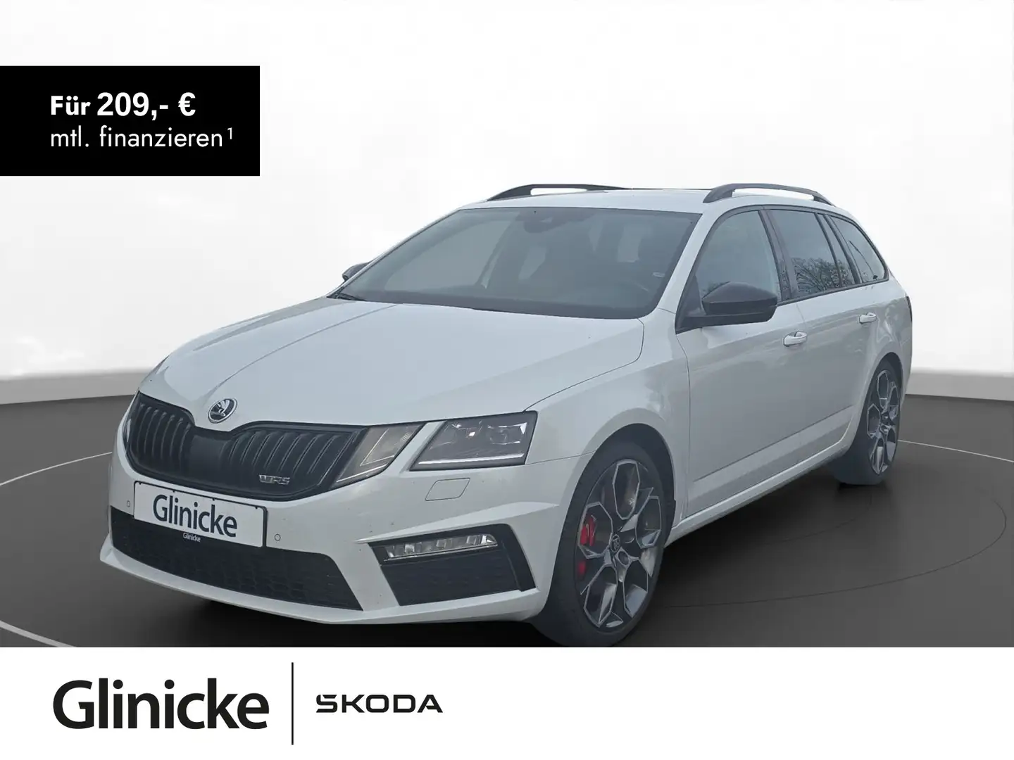 Skoda Octavia Combi 2.0 TSI RS Weiß - 1