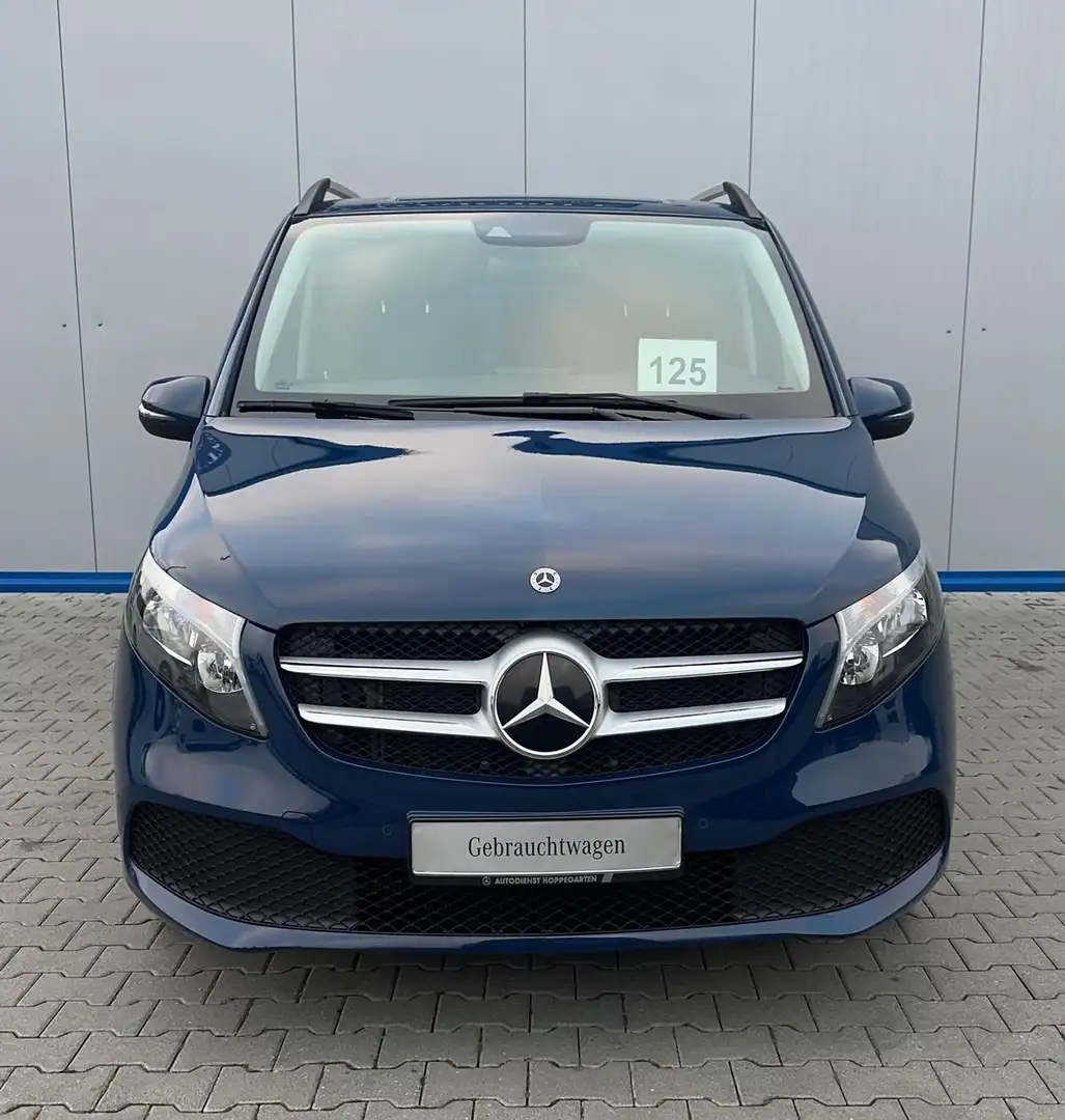 Mercedes-Benz V 220 d LANG 9G-TRONIC PDC NAVI MBUX AHK 7-SITZE Azul - 2