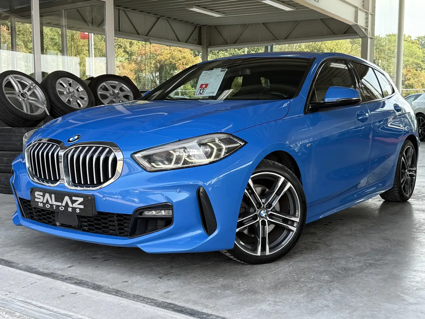 BMW 118 118i Aut. M Sport_1ERPROP_BLEU M_NAVI_LED_ Blauw - 2