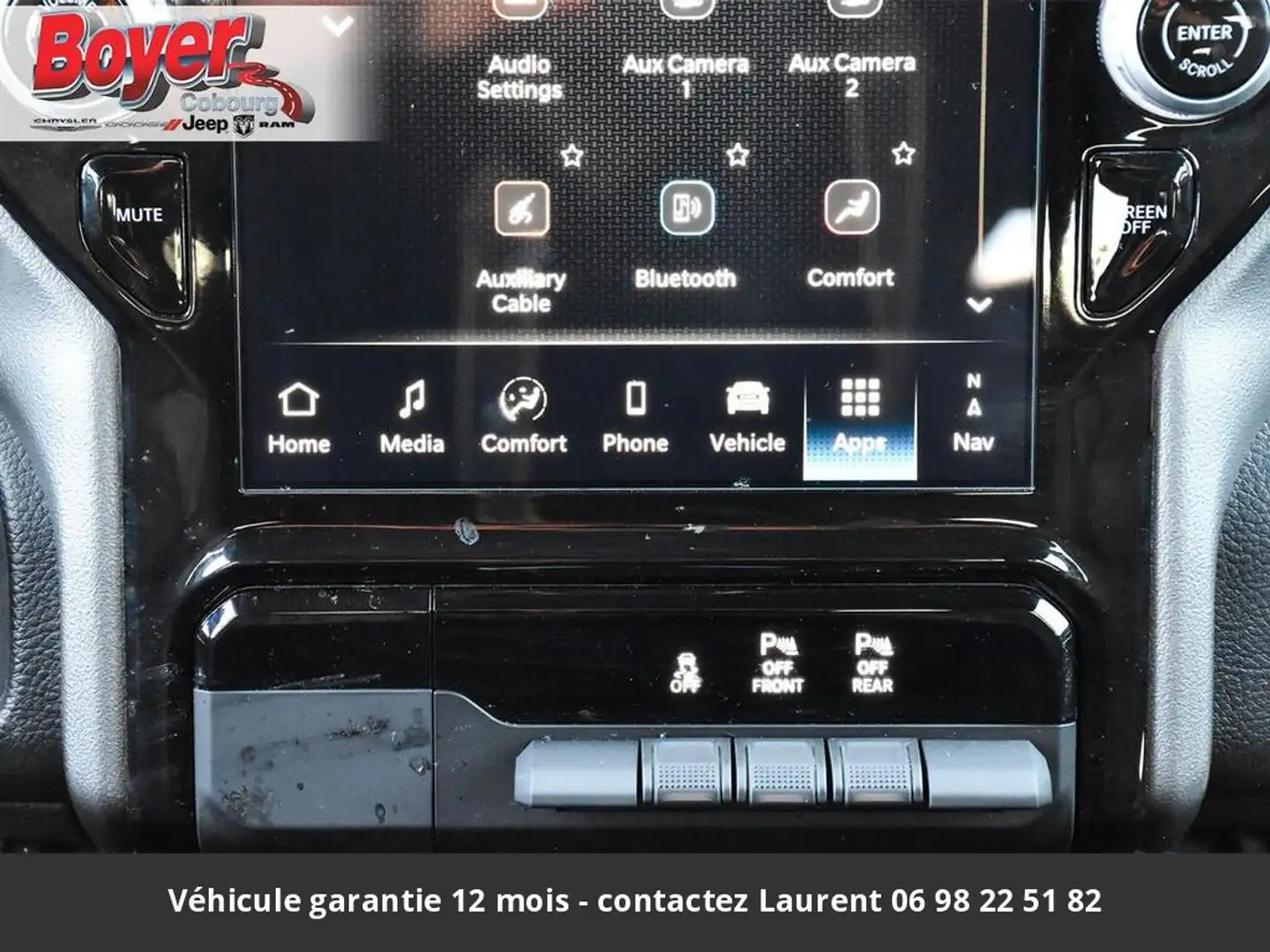 Dodge RAM New Sport Night 12P 3.0L Hurricane 4x4 Tout compris hors homologation 4500e Noir - 2