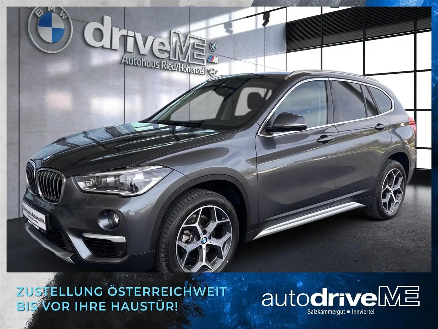 BMW X1 sDrive16d Grau - 1