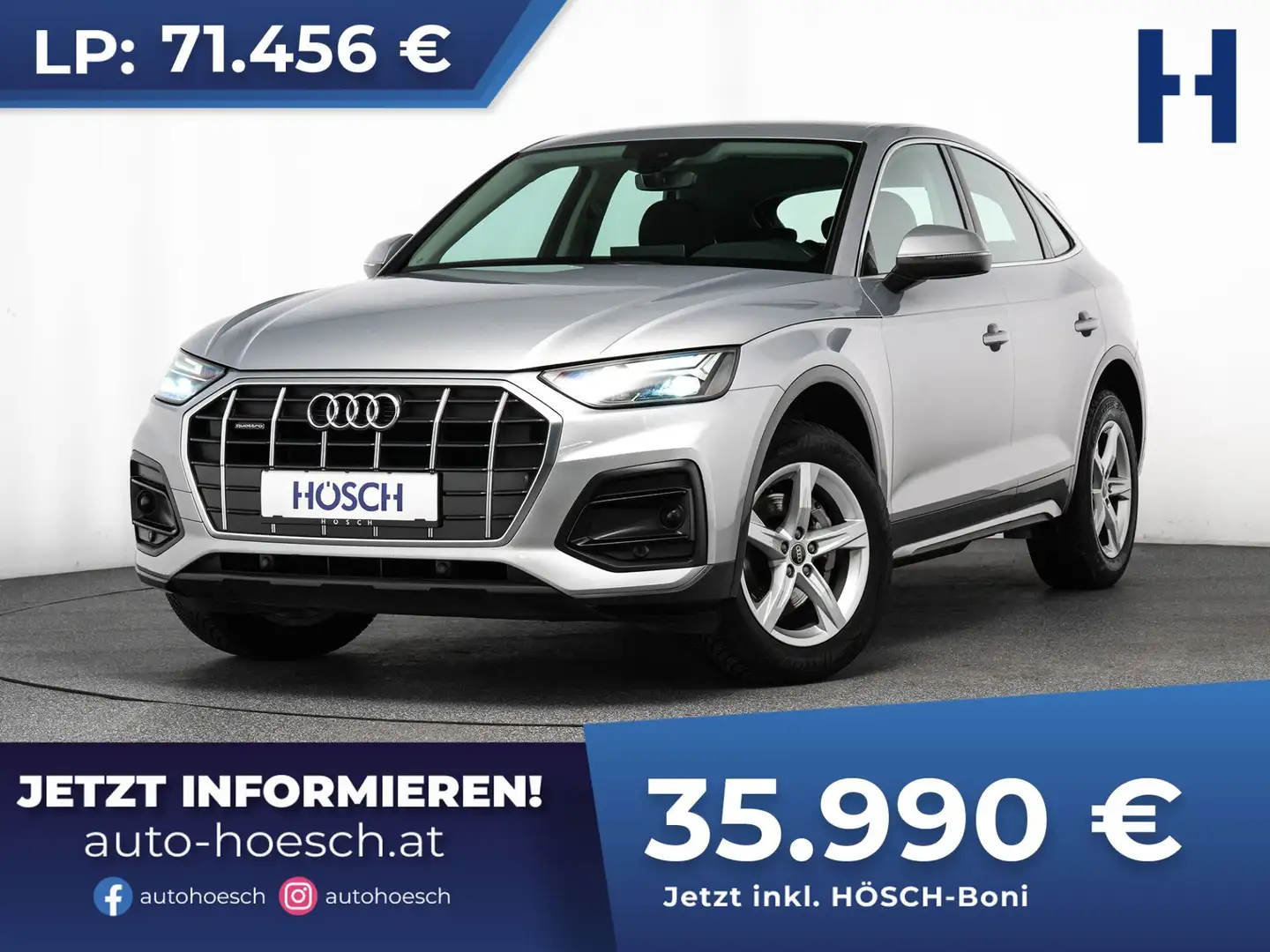 Audi Q5 SB 40 TDI quattro Advanced VIRTUAL ASSISTENZ +++ Silber - 1