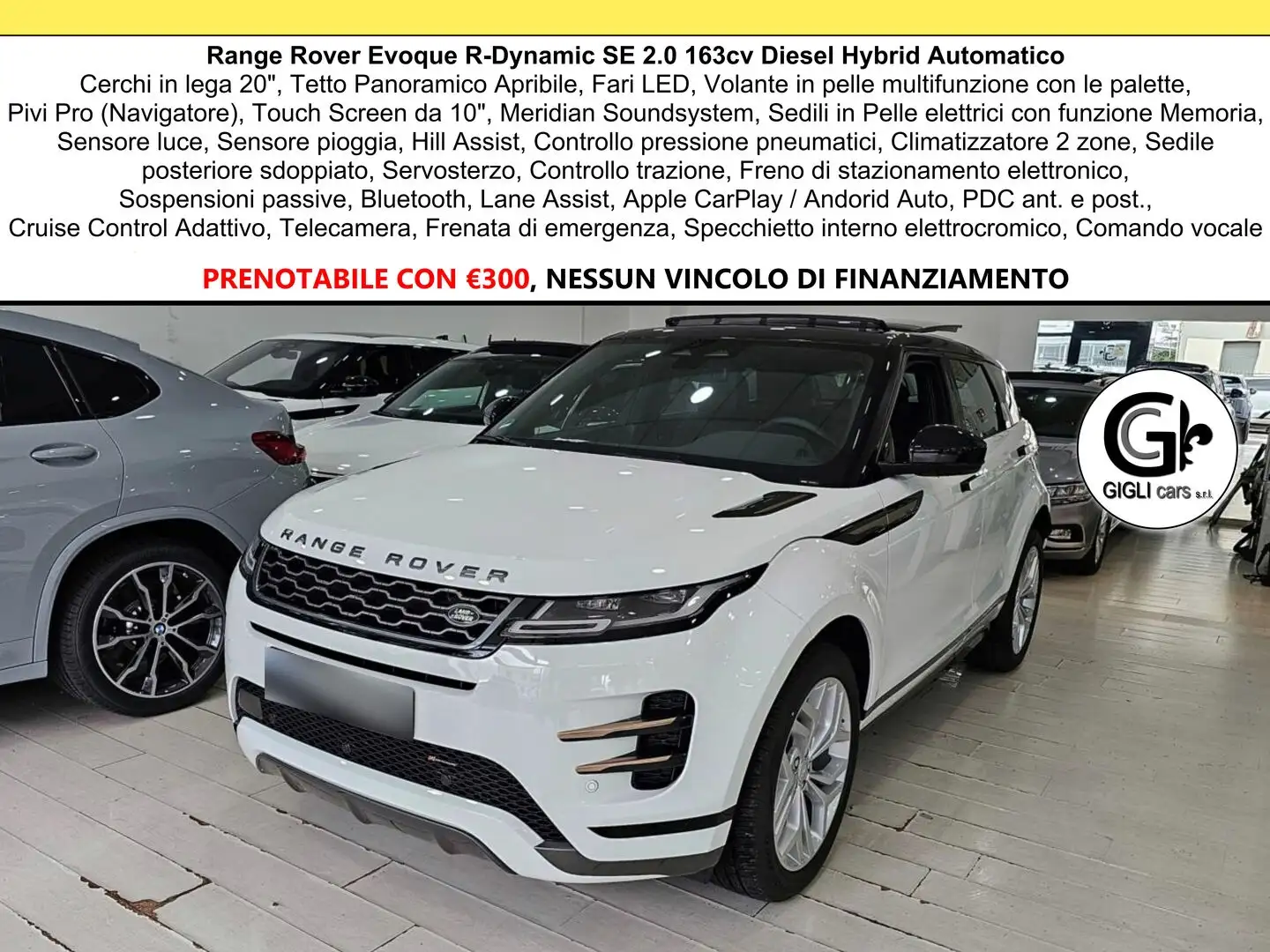 Land Rover Range Rover Evoque 2.0d mhev R-Dynamic SE Tetto C20 RDynamic Blanc - 1